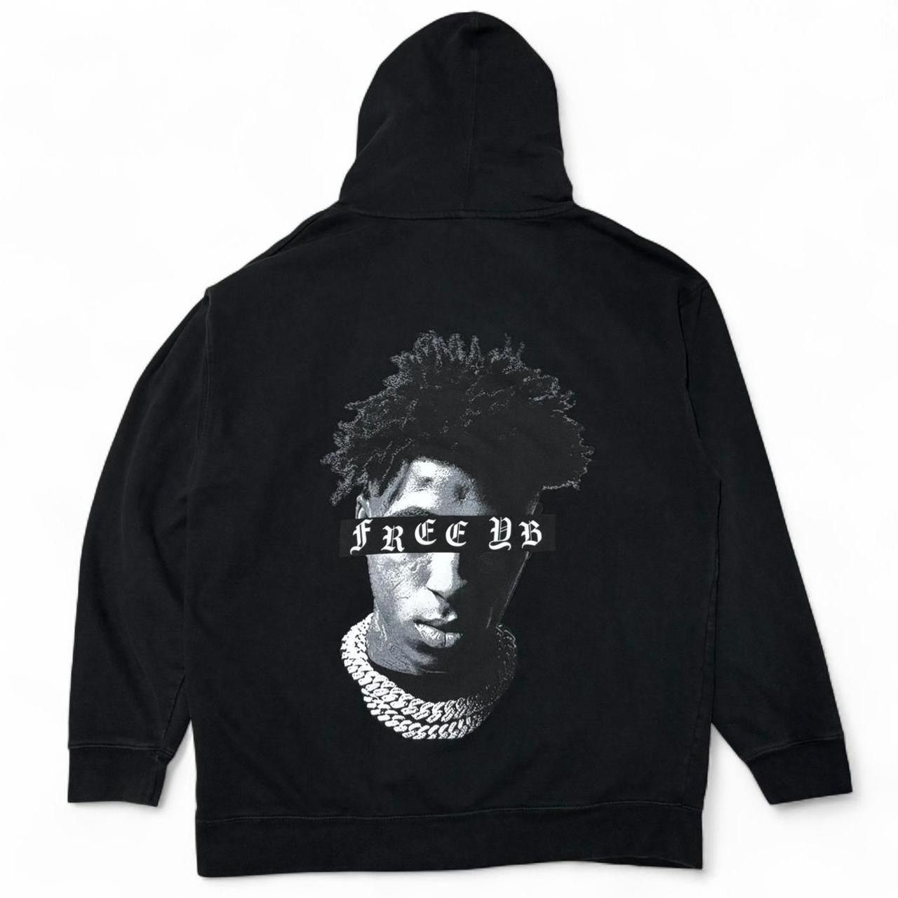 Independent Trading Co. YoungBoy Never Broke Again Free YB Merch Black Hoodie Size US XL / EU 56 / 4 - 1 Thumbnail