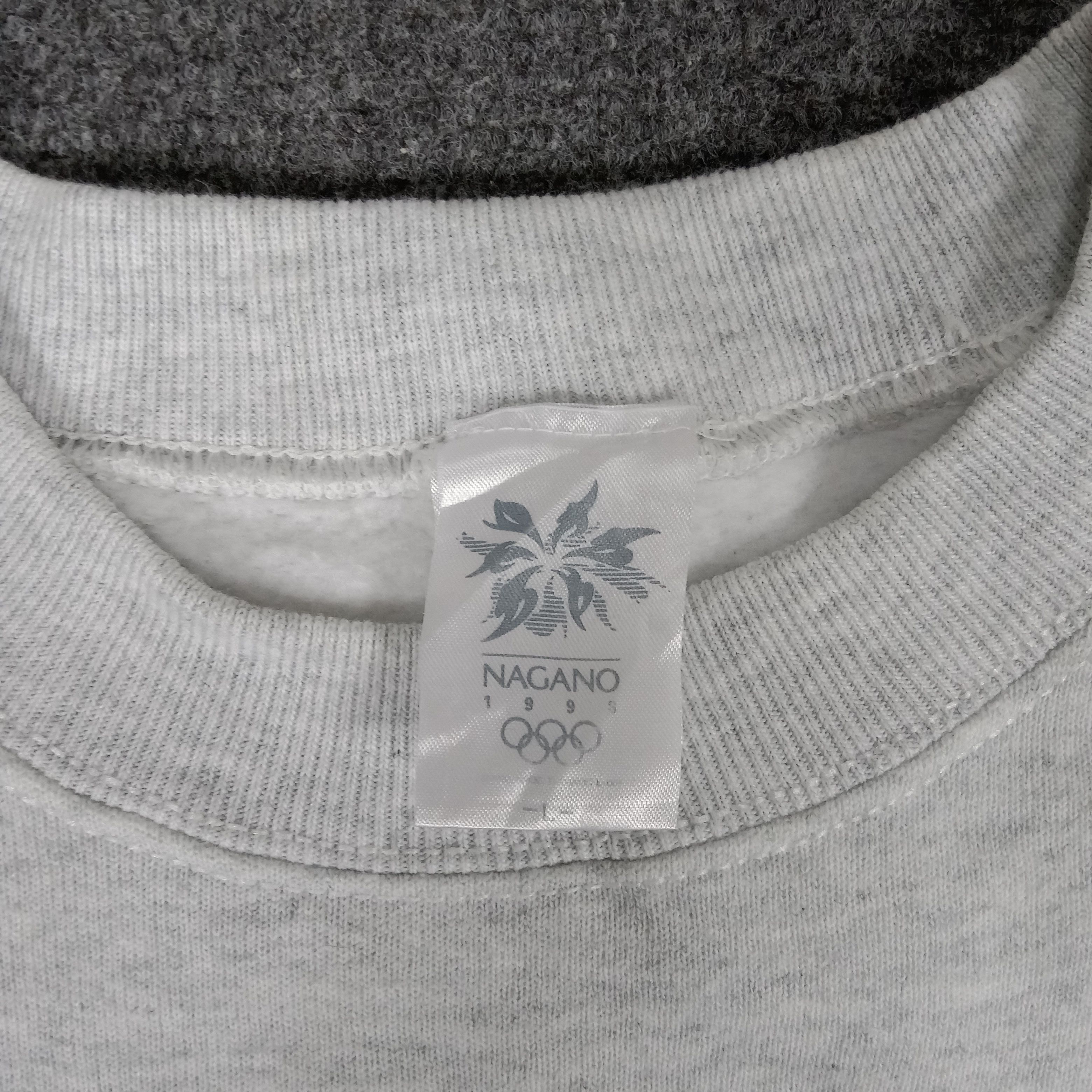 USA Olympics × Vintage Vintage 90's Nagano 1998 Olympic Sport Style Sweatshirt Size US L / EU 52-54 / 3 - 5 Thumbnail
