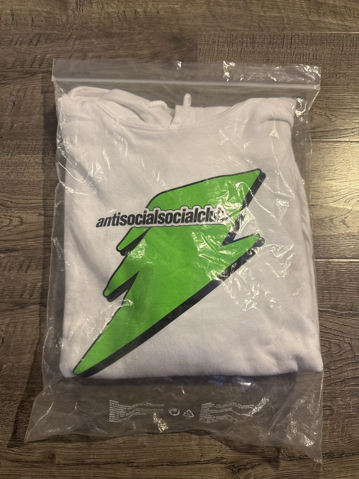 Anti Social Social Club Careless bolt hoodie (green) Size US L / EU 52-54 / 3 - 1 Thumbnail