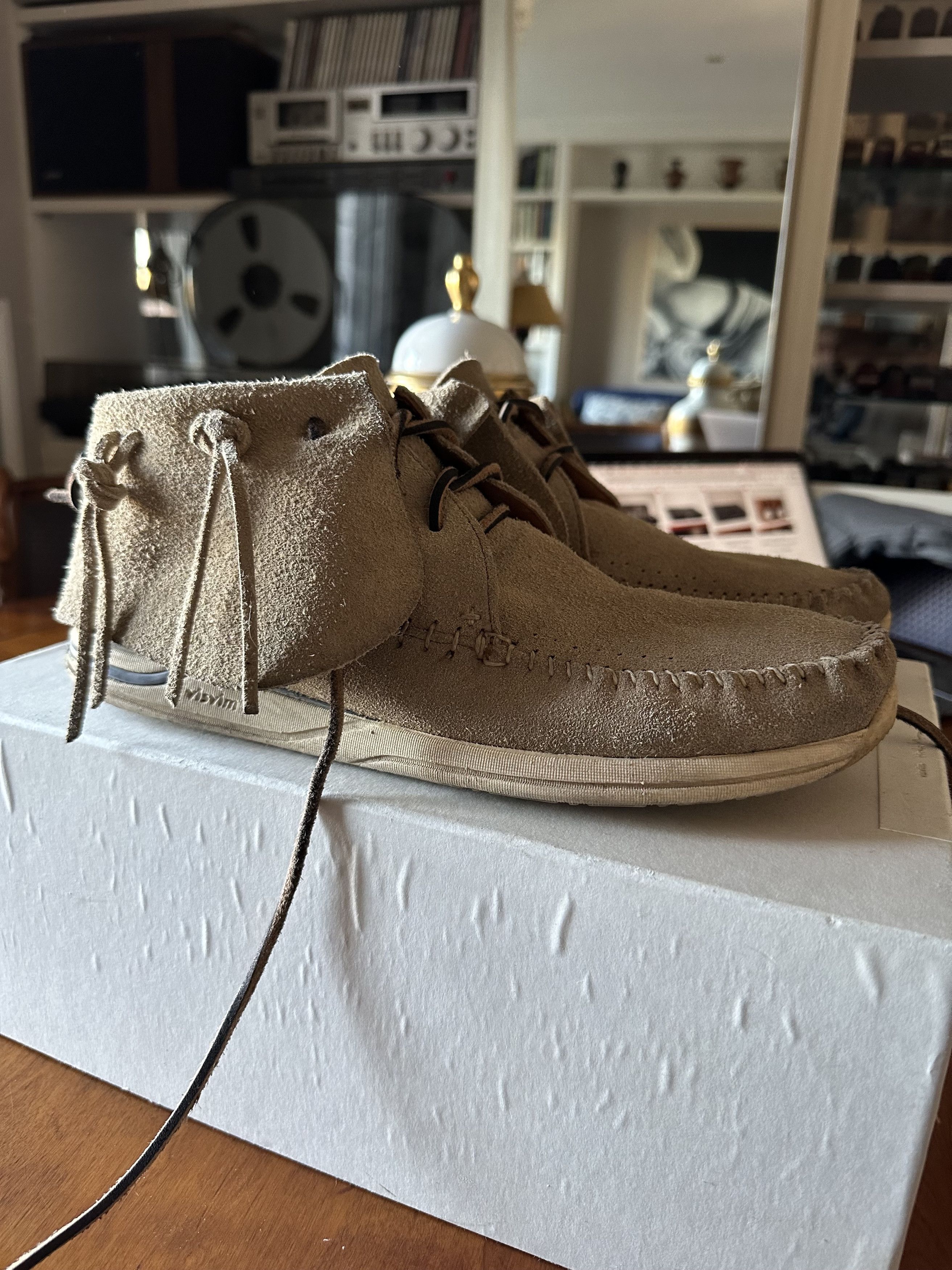 [未使用] VISVIM FBT  BEIGE US10 28cm 未使用] VISVIM FBT BEIGE US10 28cm FBT (VEG SUEDE) W