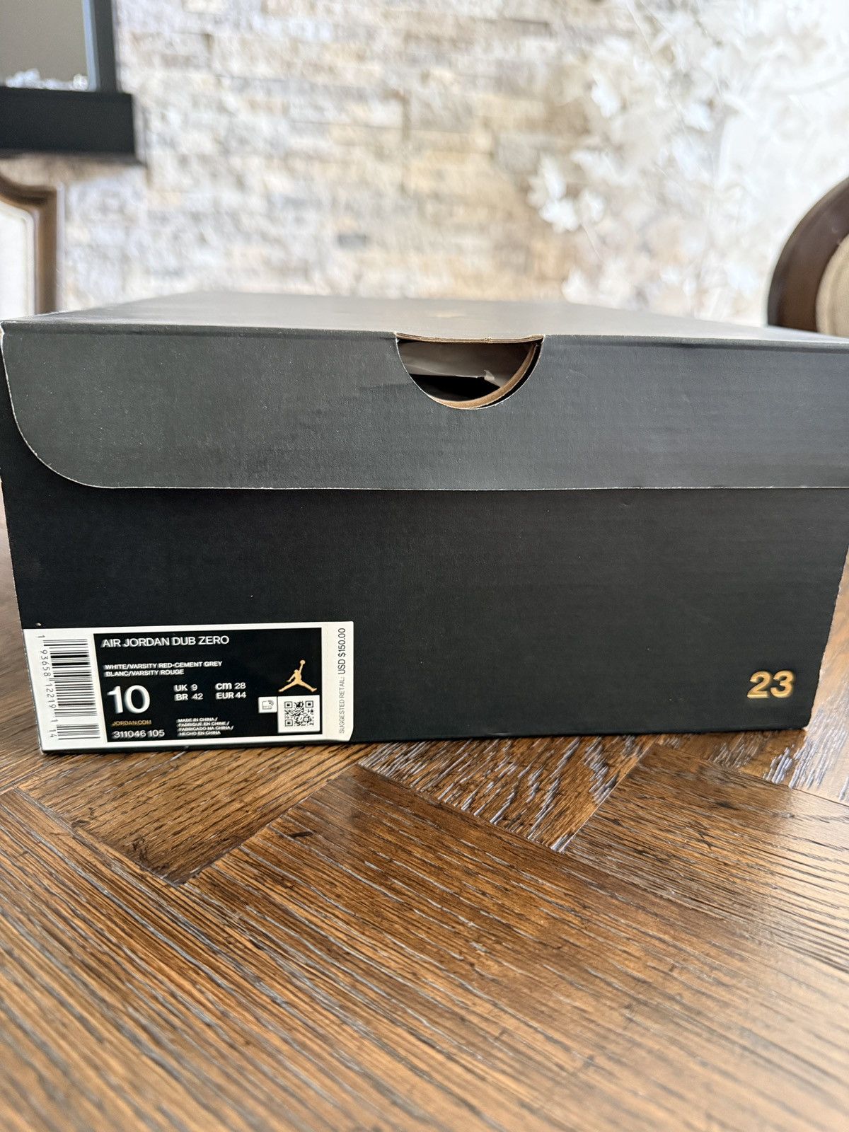 Jordan Brand Jordan Air Jordan Dub Zero White Cement Sneakers 311046-105 Size US 10 / EU 43 - 3 Thumbnail