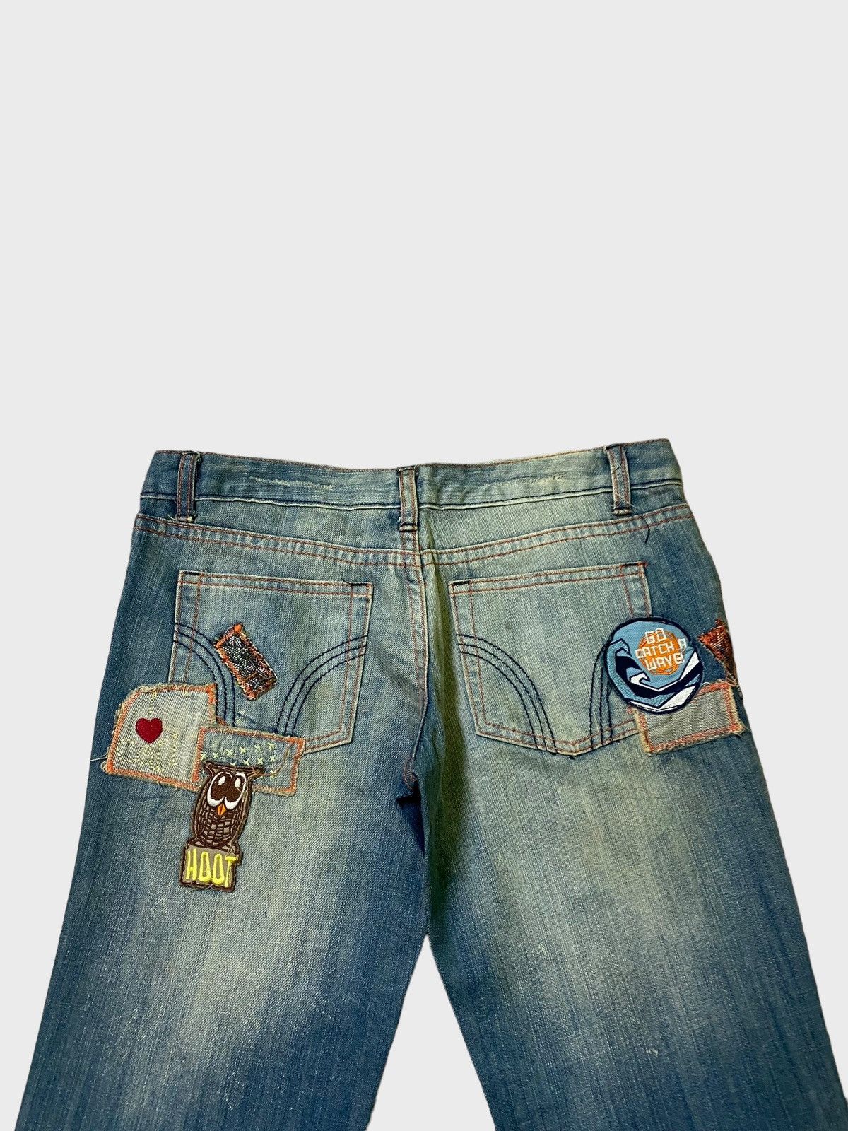 Hysteric Glamour × If Six Was Nine × Japanese Brand Flared W.M.Y.H Patches Kapital Style Low Rise Denim Jeans Size US 29 - 8 Thumbnail