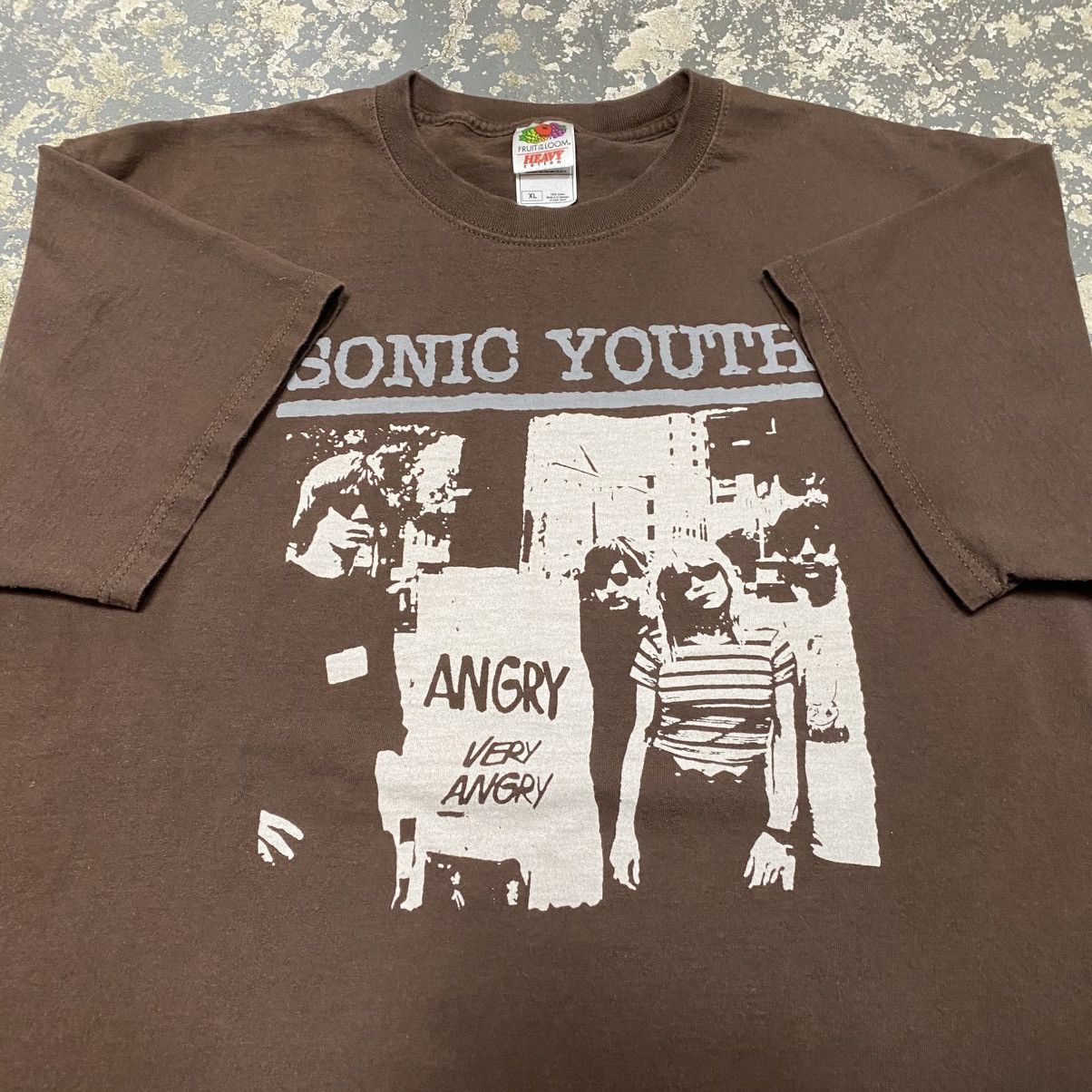 Band Tees × Vintage Vintage Sonic Youth Angry Brown Band Concert Tshirt Size US XL / EU 56 / 4 - 3 Thumbnail