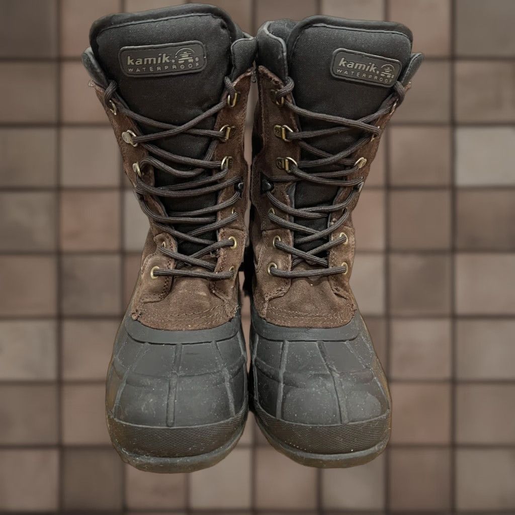 VINTAGE Kamik Men's Winter Boots Size 9M Waterproof Insulated Snow
