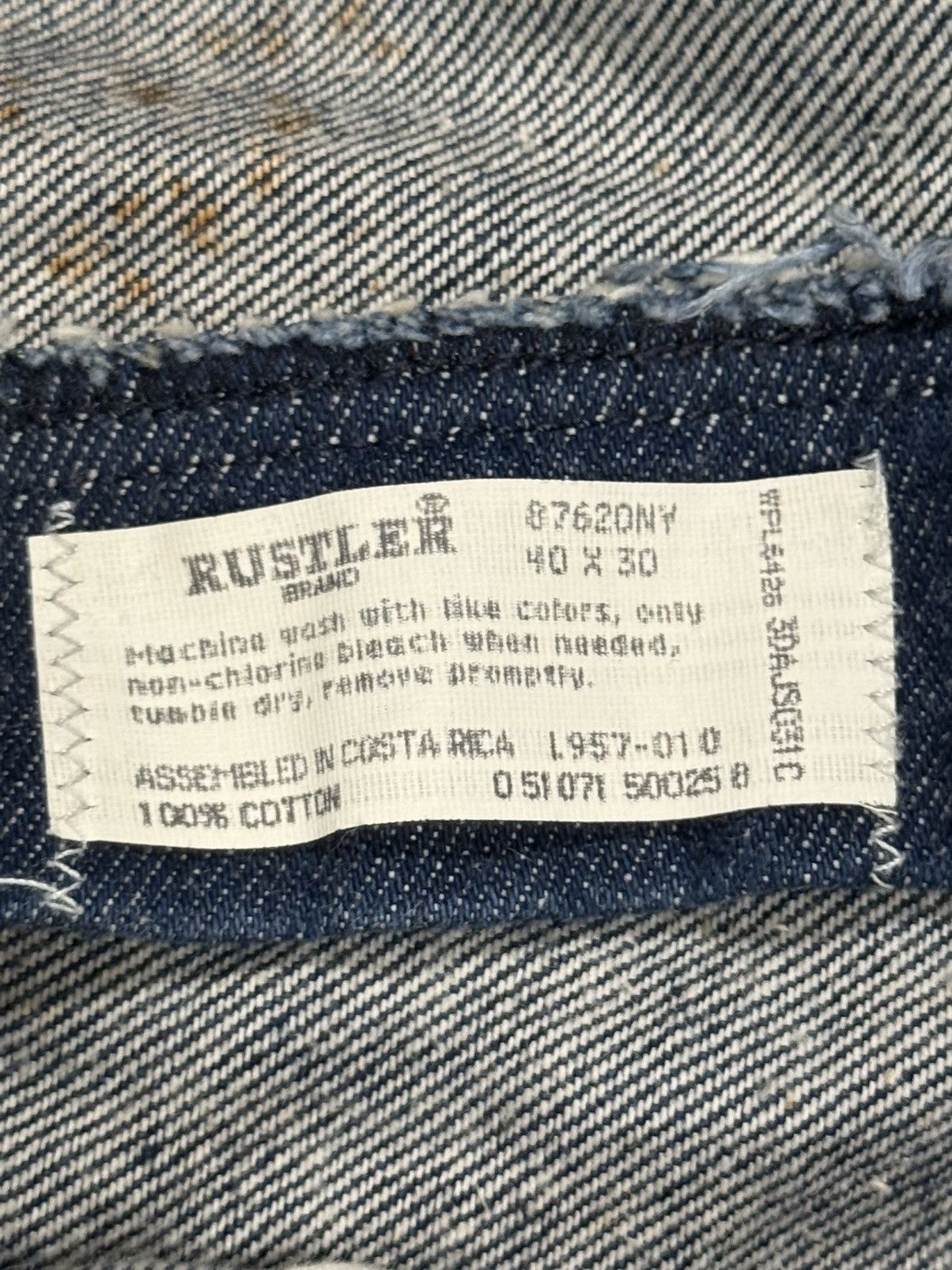 Rustler Vintage Rustler Denim Jeans Sz. 40 x 30 Cowboy Size US 40 / EU 56 - 5 Thumbnail