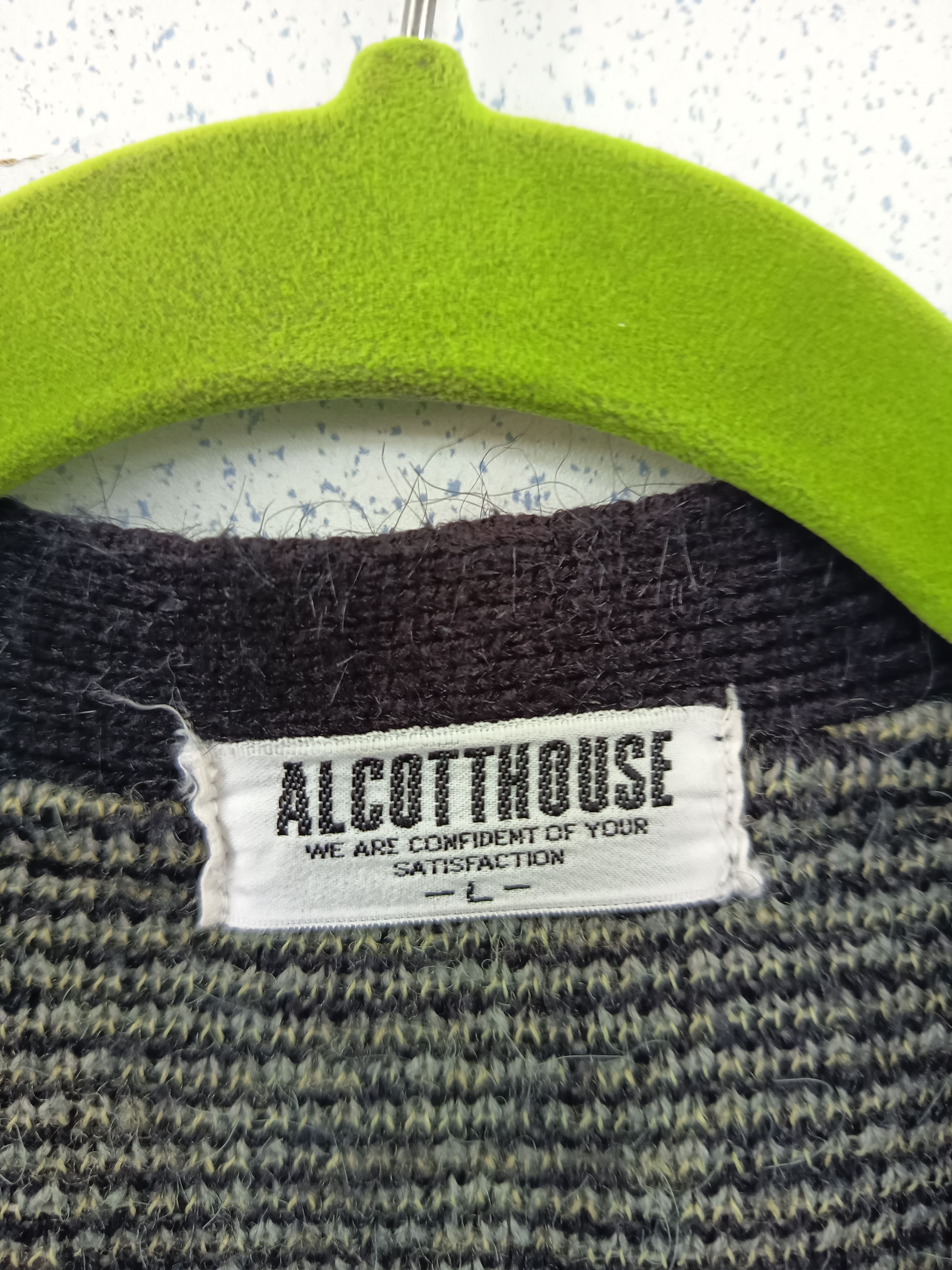 Vintage AlcottHouse Vintage Knit Cardigan – Patterned Retro Style Size US L / EU 52-54 / 3 - 10 Thumbnail