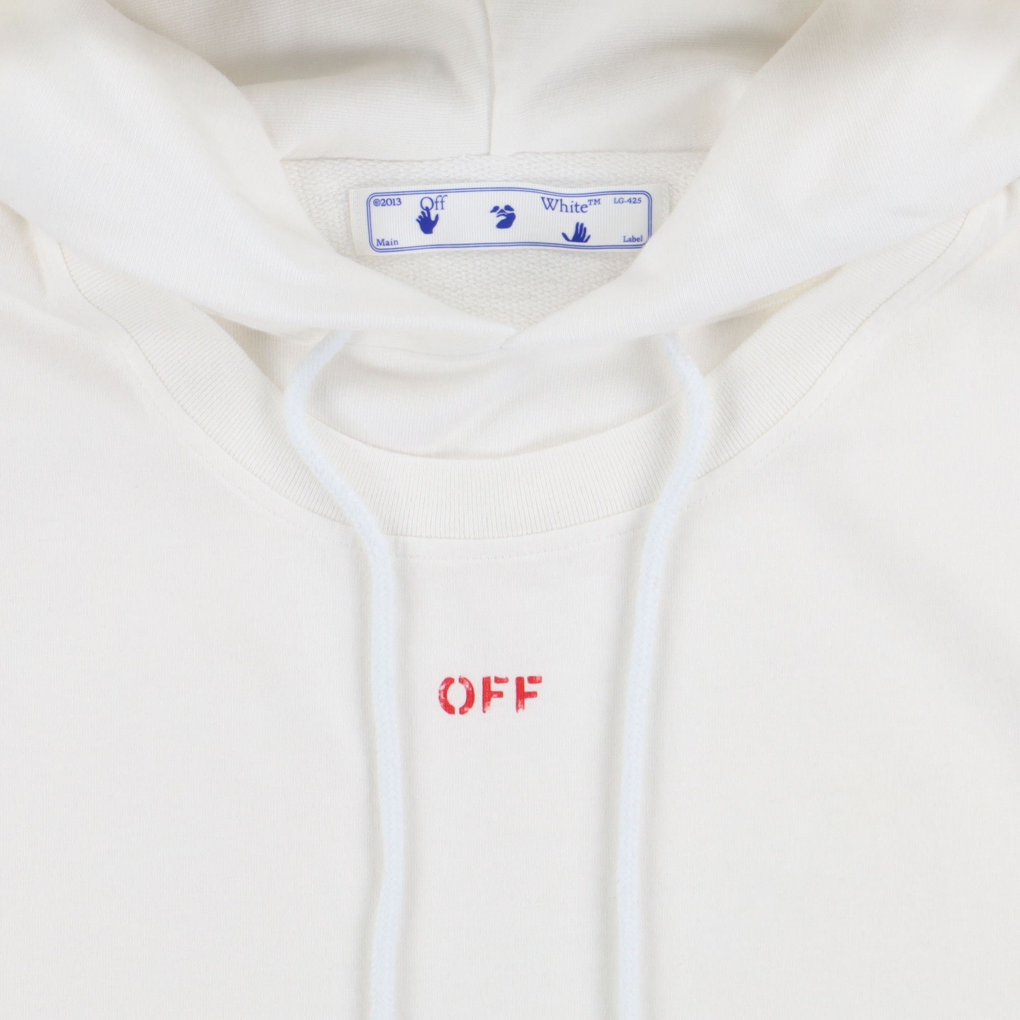 Off-White White and Red Stencil Arrows Oversized Layered Tee Hoodie Size US S / EU 44-46 / 1 - 6 Thumbnail