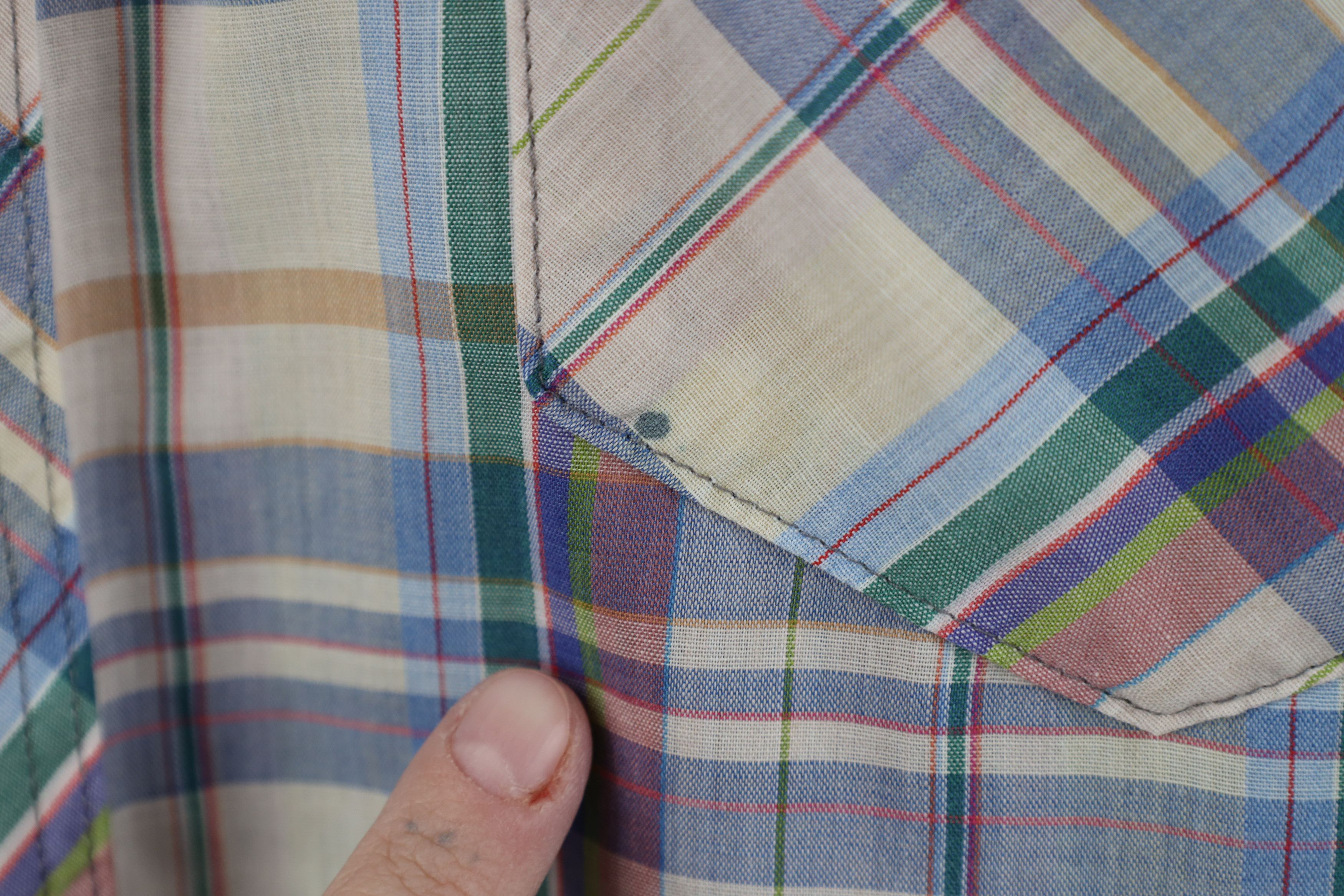 Wrangler Vintage 80s 90s Wrangler Snap Button Shirt Short Sleeve USA Size US M / EU 48-50 / 2 - 4 Thumbnail