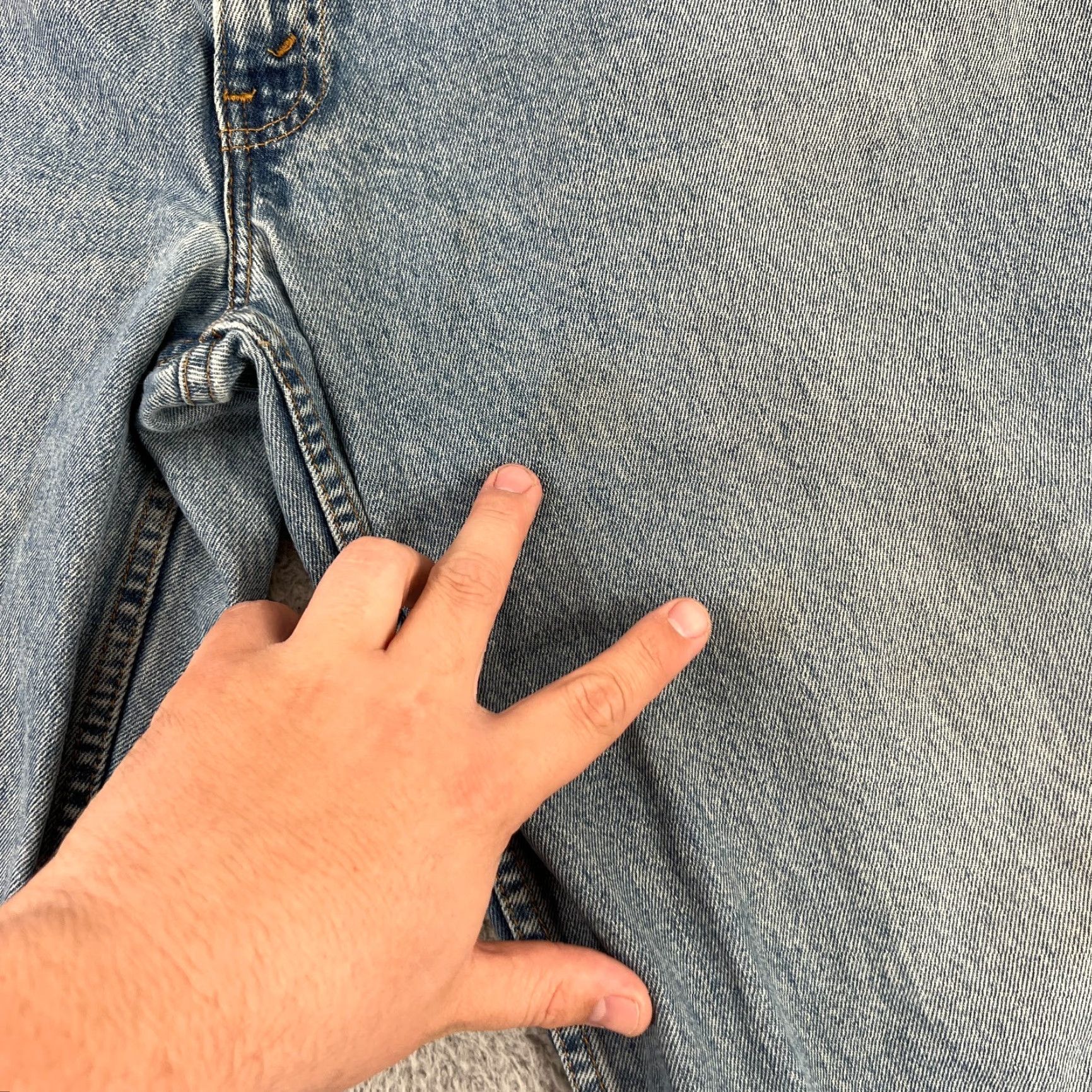 Levi's VINTAGE Levi's Jeans Men 38x34 Baggy Fit Denim USA 90s Size US 38 / EU 54 - 3 Thumbnail