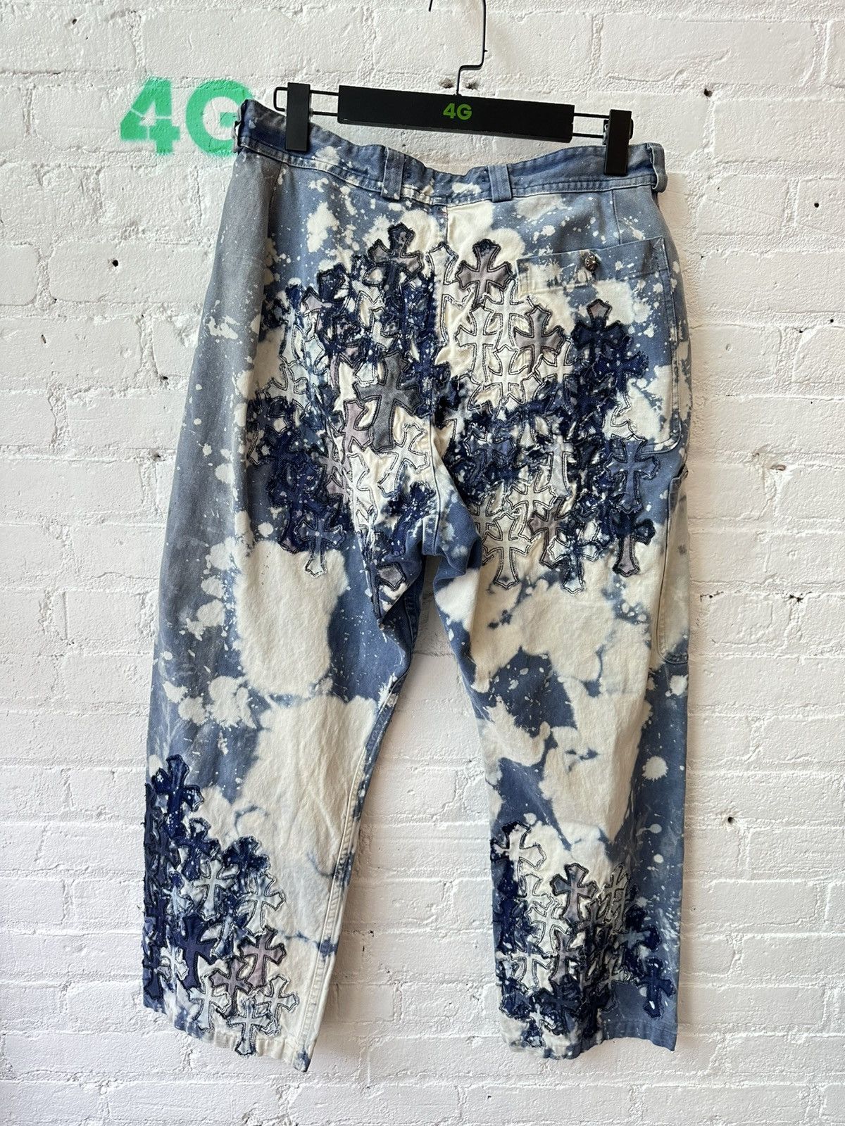Chrome Hearts Chrome Hearts 100 cross patch jeans size 30 Size US 30 / EU 46 - 2 Thumbnail