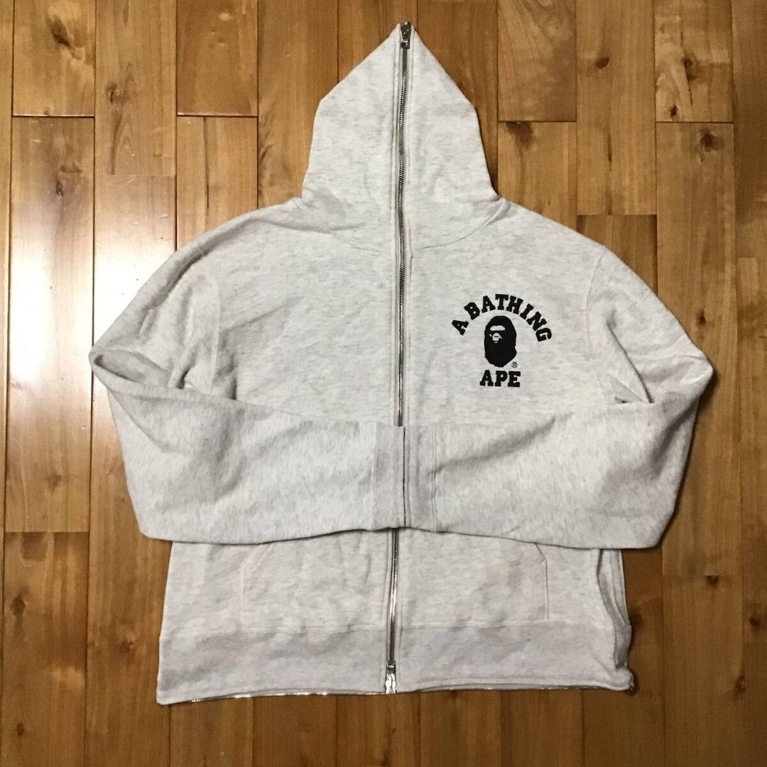 Bape 🔥Vintage🔥 BAPE College Logo Full Zip Hoodie Shoulder Bag Size US XS / EU 42 / 0 - 3 Thumbnail