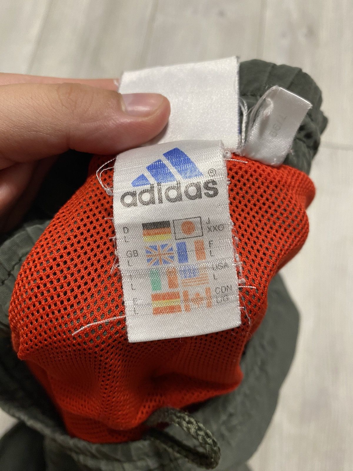 Adidas × Vintage Vintage Adidas Drill Pants Baggy Fit Wide Leg Cargo Y2K Size US 34 / EU 50 - 8 Thumbnail