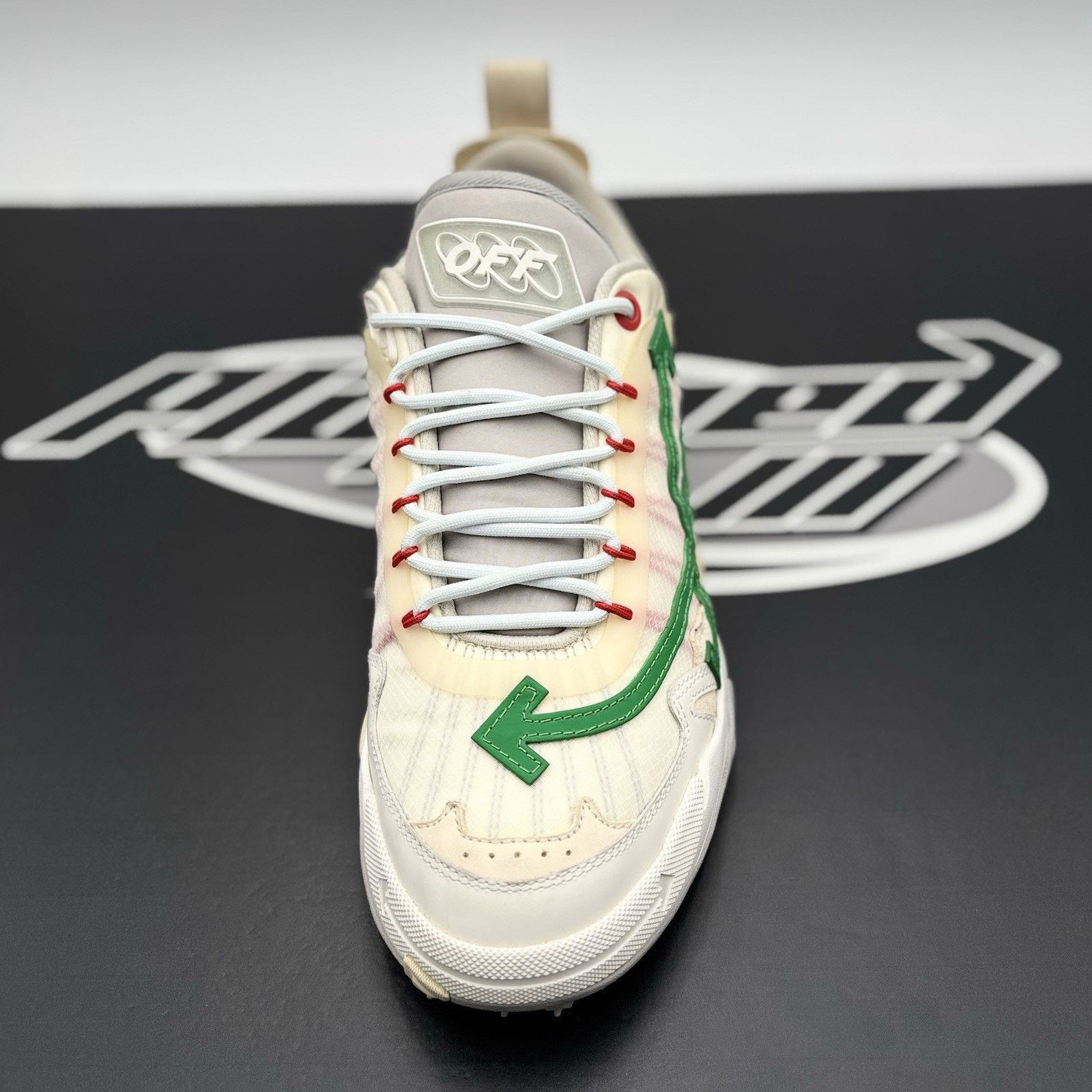 Off-White Off-White ODSY-2000 ' White, Green ' | SUPER CLEAN! Size US 12 / EU 45 - 14 Thumbnail
