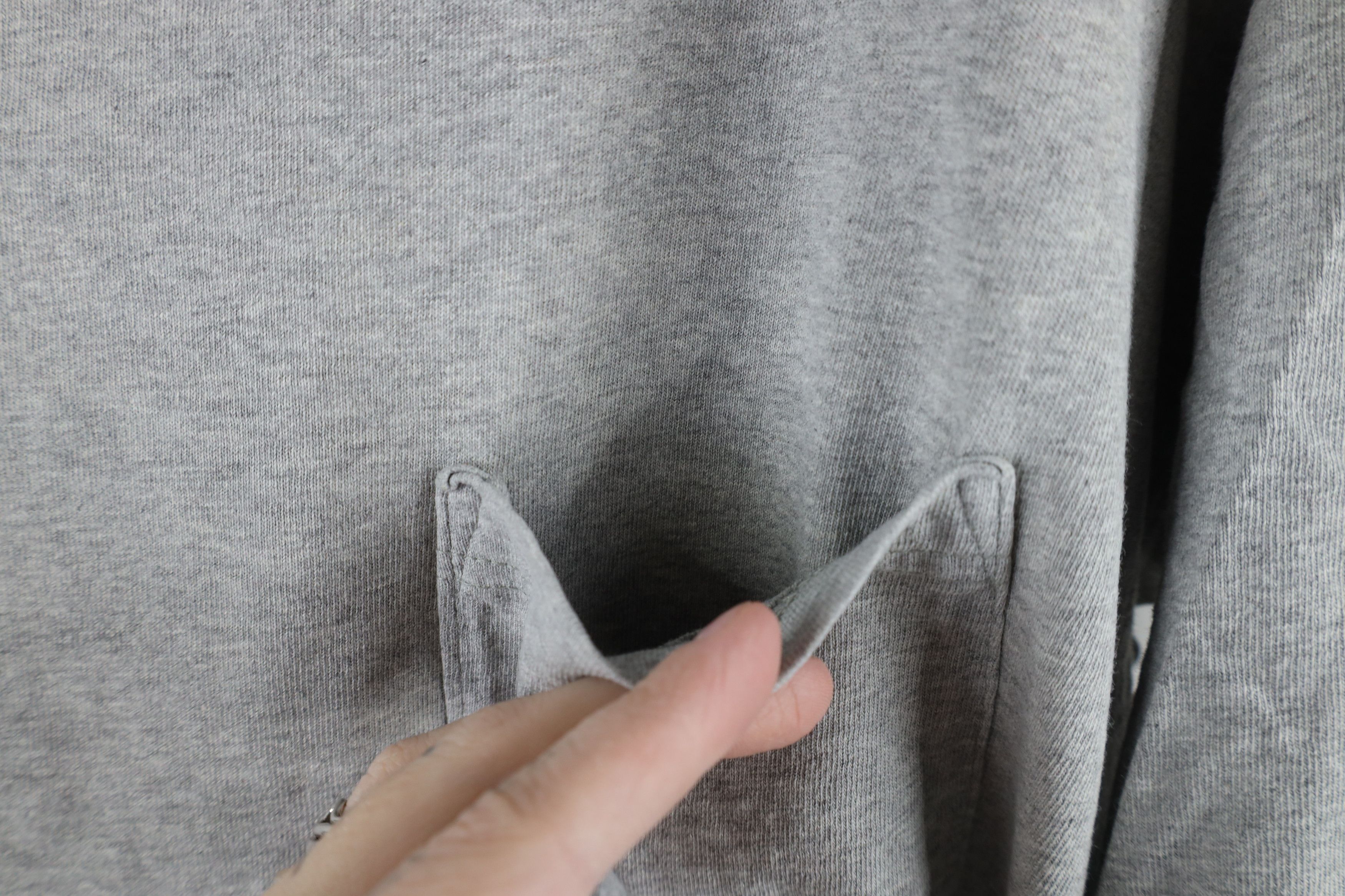Vintage Vintage 90s Streetwear Short Sleeve T-Shirt Heather Gray Size US L / EU 52-54 / 3 - 4 Thumbnail
