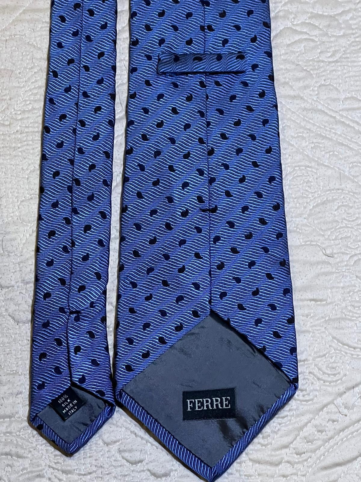Ferre Ferre exclusive long silk tie Size ONE SIZE - 2 Thumbnail
