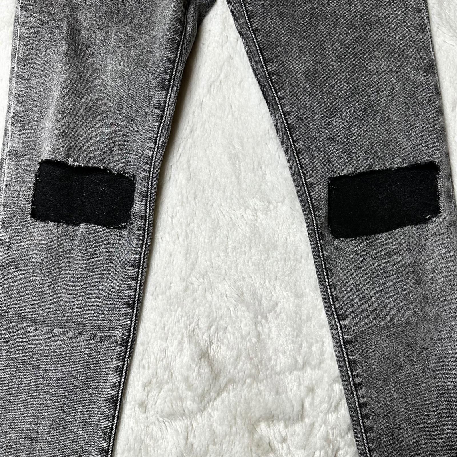 Designer NWOT POL Grey Ripped Skinny Ankle Jeans Women’s S Size 28" / US 6 / IT 42 - 3 Thumbnail