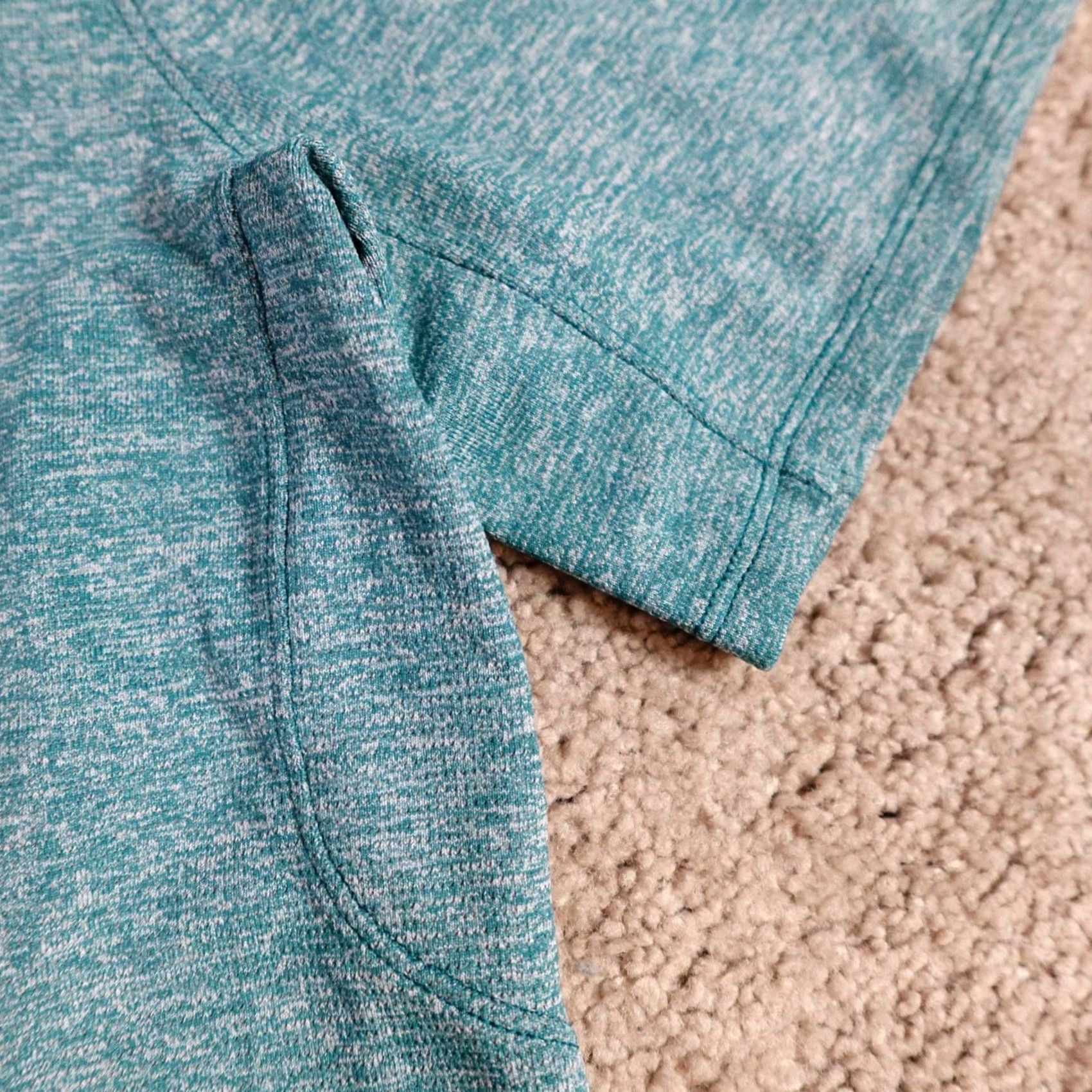 Lululemon Lululemon Shirt Blue Heather Crew Neck Drysense Athletic Regular Size L Men T-Shirt Short Sleeve Cotton Blend Blended Fabric Vintage No Size US L / EU 52-54 / 3 - 3 Thumbnail