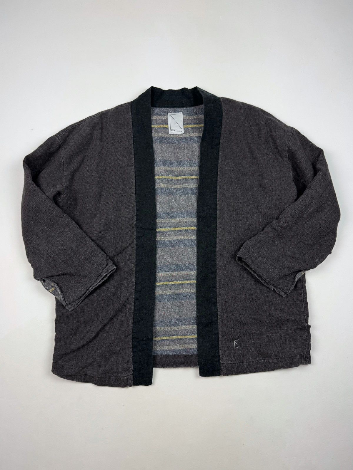 Soulive Soulive Harvesty Haori Kimono Linen Jacket Size US M / EU 48-50 / 2 - 4 Thumbnail