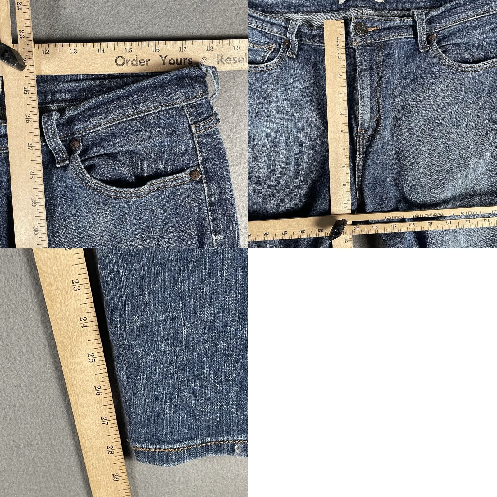 Levi's Levi's 515 Bootcut Jeans Women's Size 16S Medium Wash High Rise Denim 33x30 Blue Size 38" / US 16 / IT 52 - 8 Thumbnail