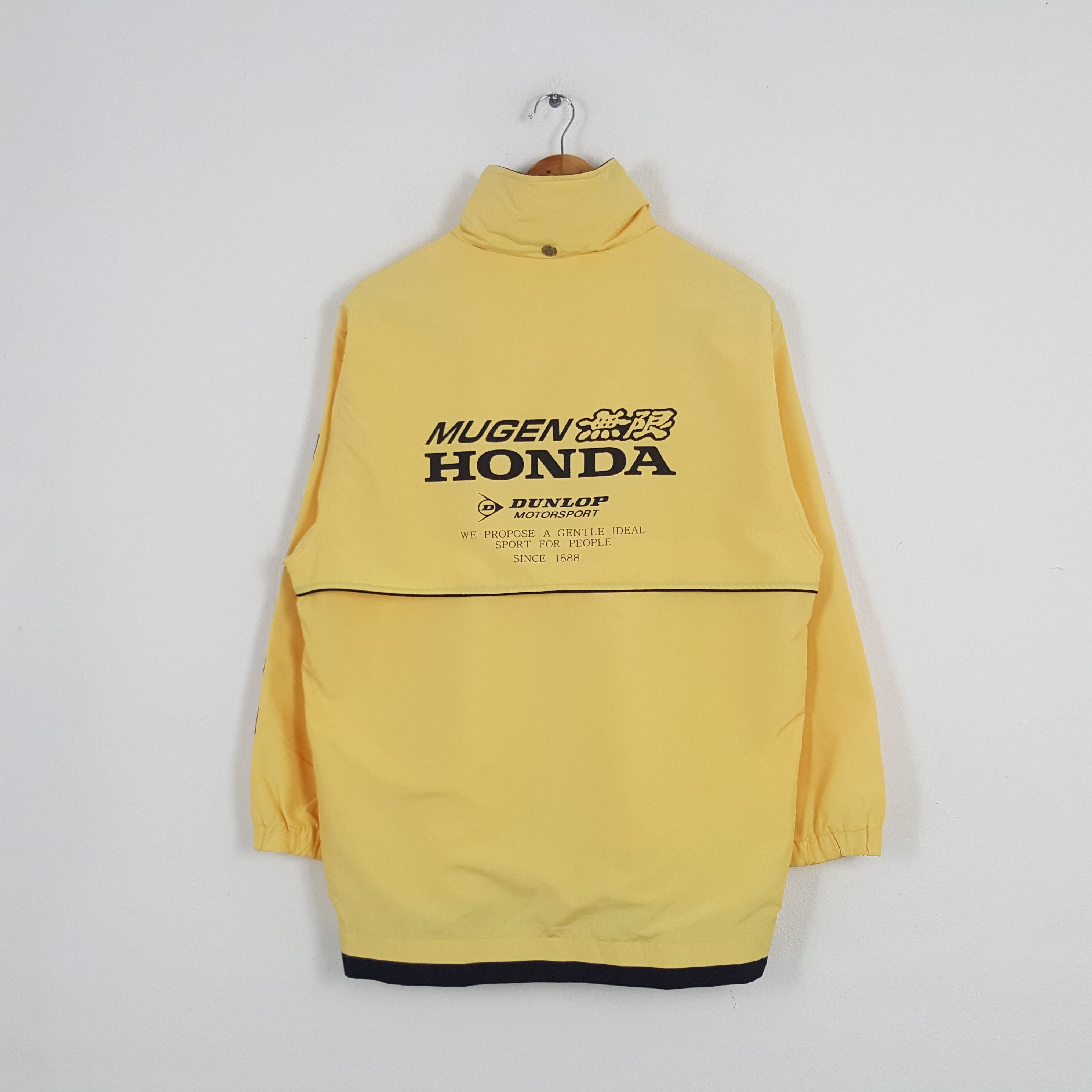 Dunlop × Honda × Vintage Vintage Dunlop X Mugen Honda Japanese Racing Custom Jacket Size US L / EU 52-54 / 3 - 1 Thumbnail
