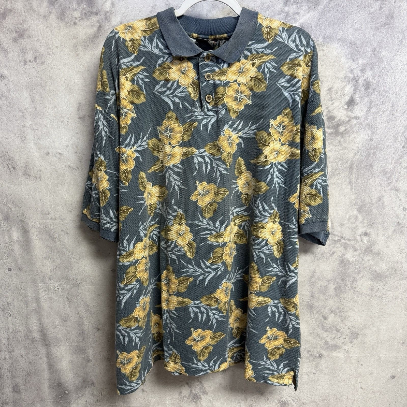 Ocean Pacific Vintage Op Sport Ocean Pacific Floral Polo Shirt Mens 2XL 28 Size US XXL / EU 58 / 5 - 1 Thumbnail