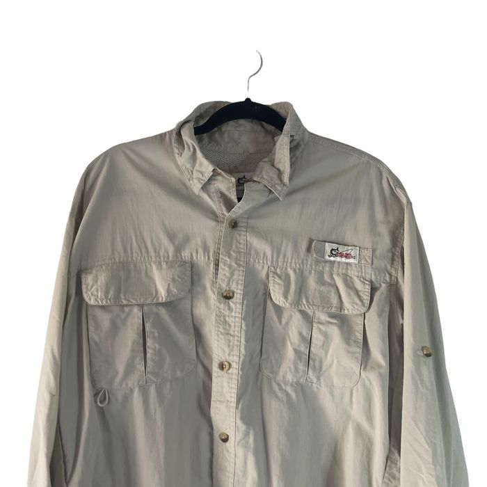 Other World Wide Sportsman Men Large Fishing Outdoor Vented Shirt