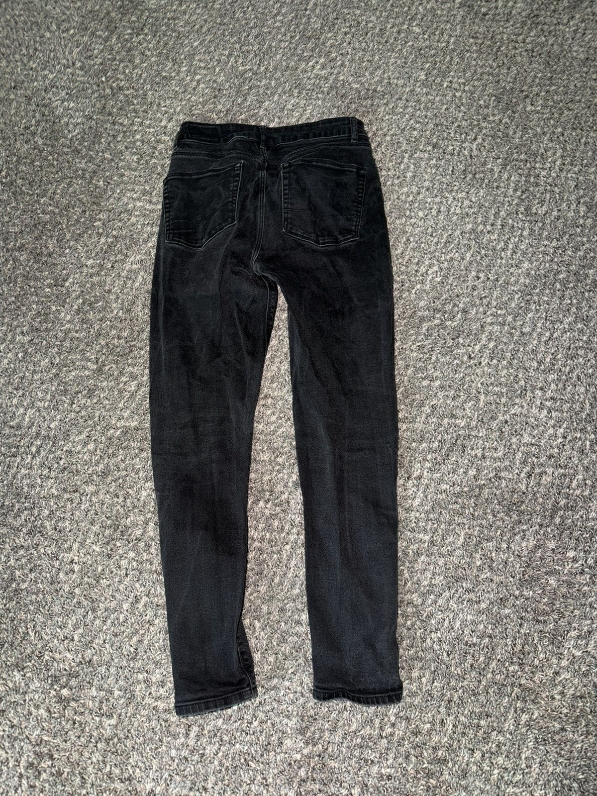 Other Black skinny zipper jeans Size US 32 / EU 48 - 5 Thumbnail