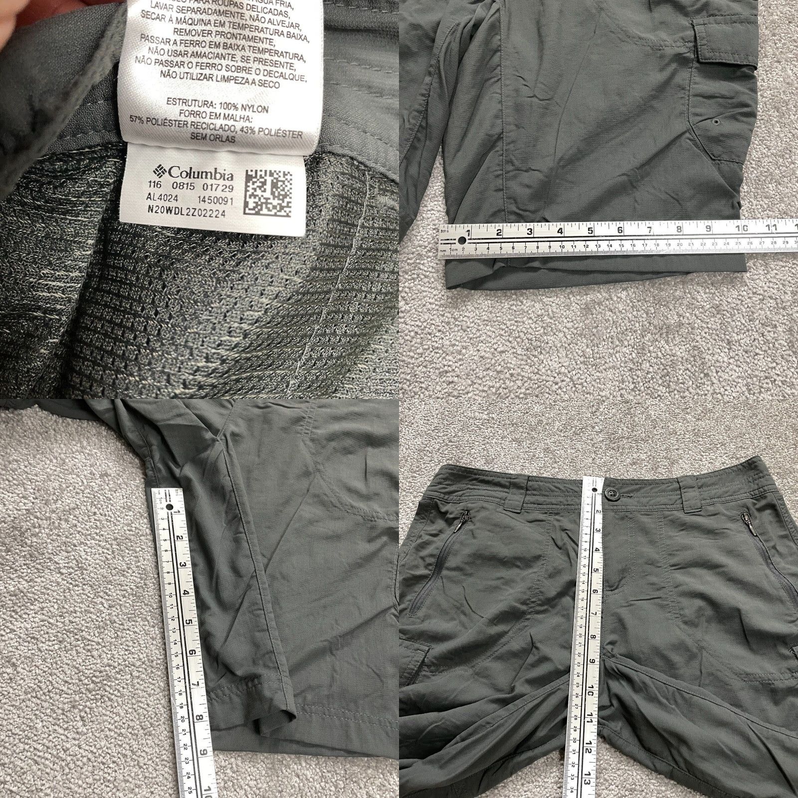 Vintage Columbia Cargo Shorts Women's 8 Black Solid Pockets Active Outdoor Casual W32 Size 30" / US 8 / IT 44 - 8 Thumbnail