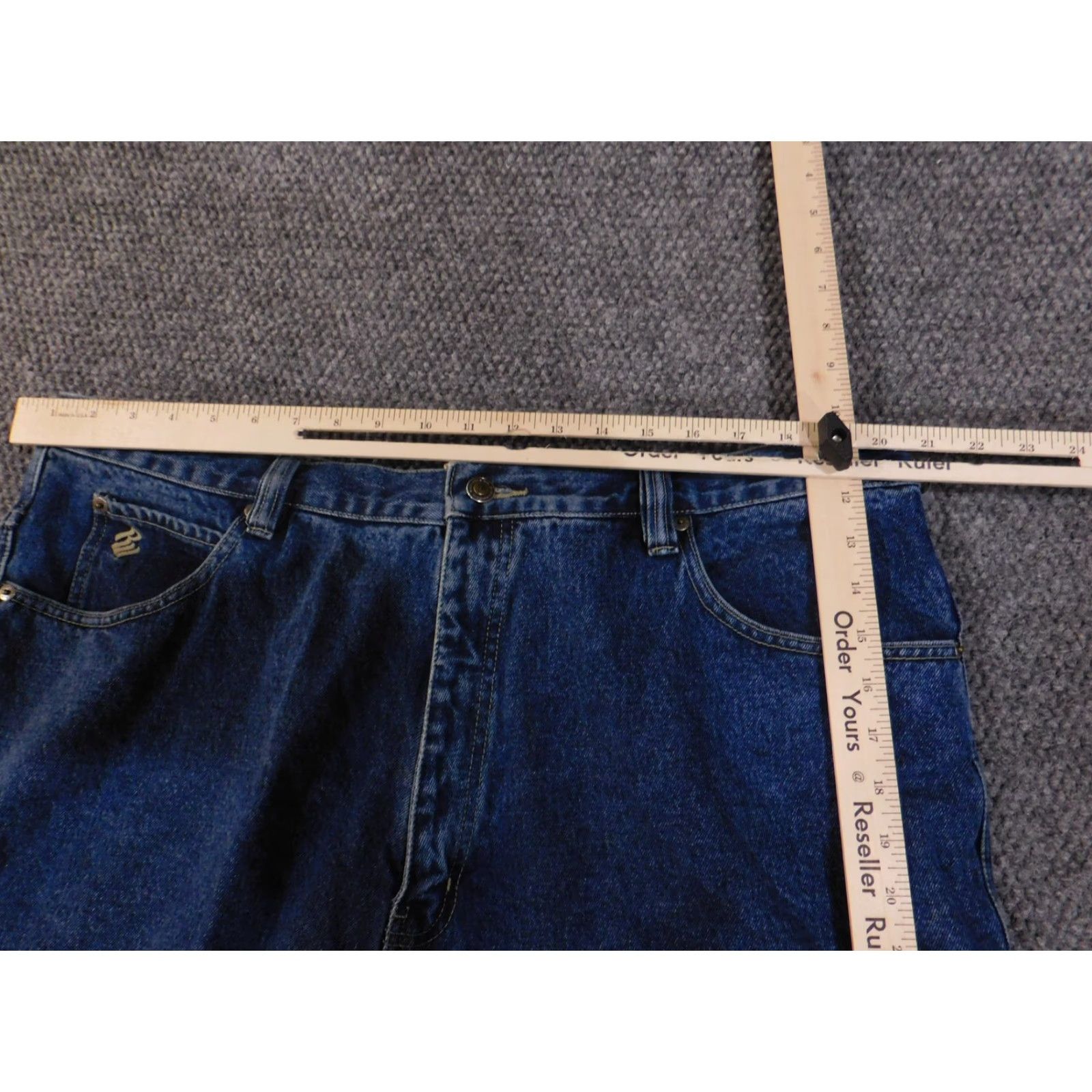 Rocawear VINTAGE Rocawear Shorts Mens 42 Blue Denim Carpenter Baggy All American Urban Hip Hop Y2K Size US 42 / EU 58 - 6 Thumbnail
