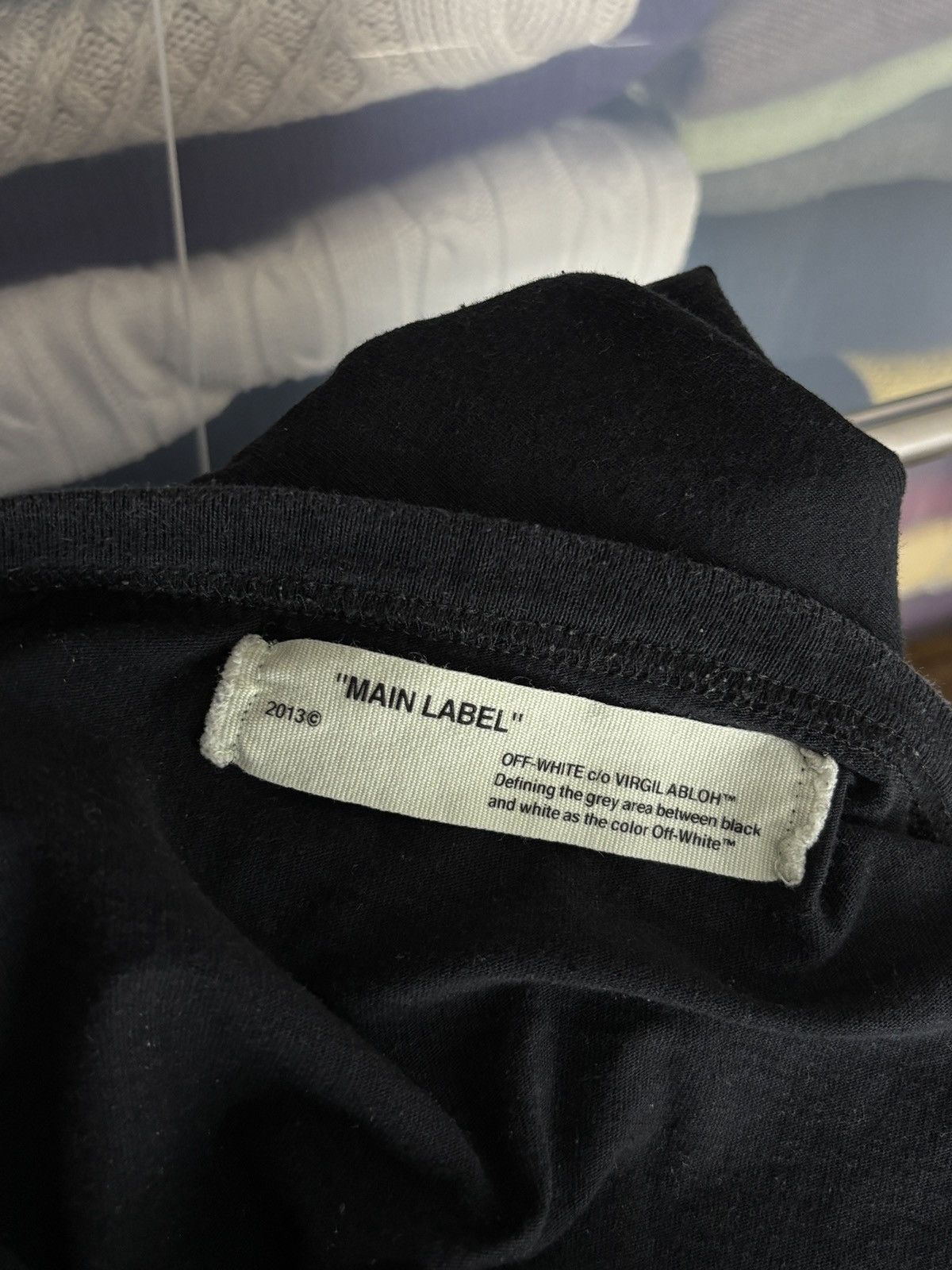 Off-White Off-White Embroidered Fern Vintage Designer Rare T-Shirt Size US L / EU 52-54 / 3 - 6 Thumbnail