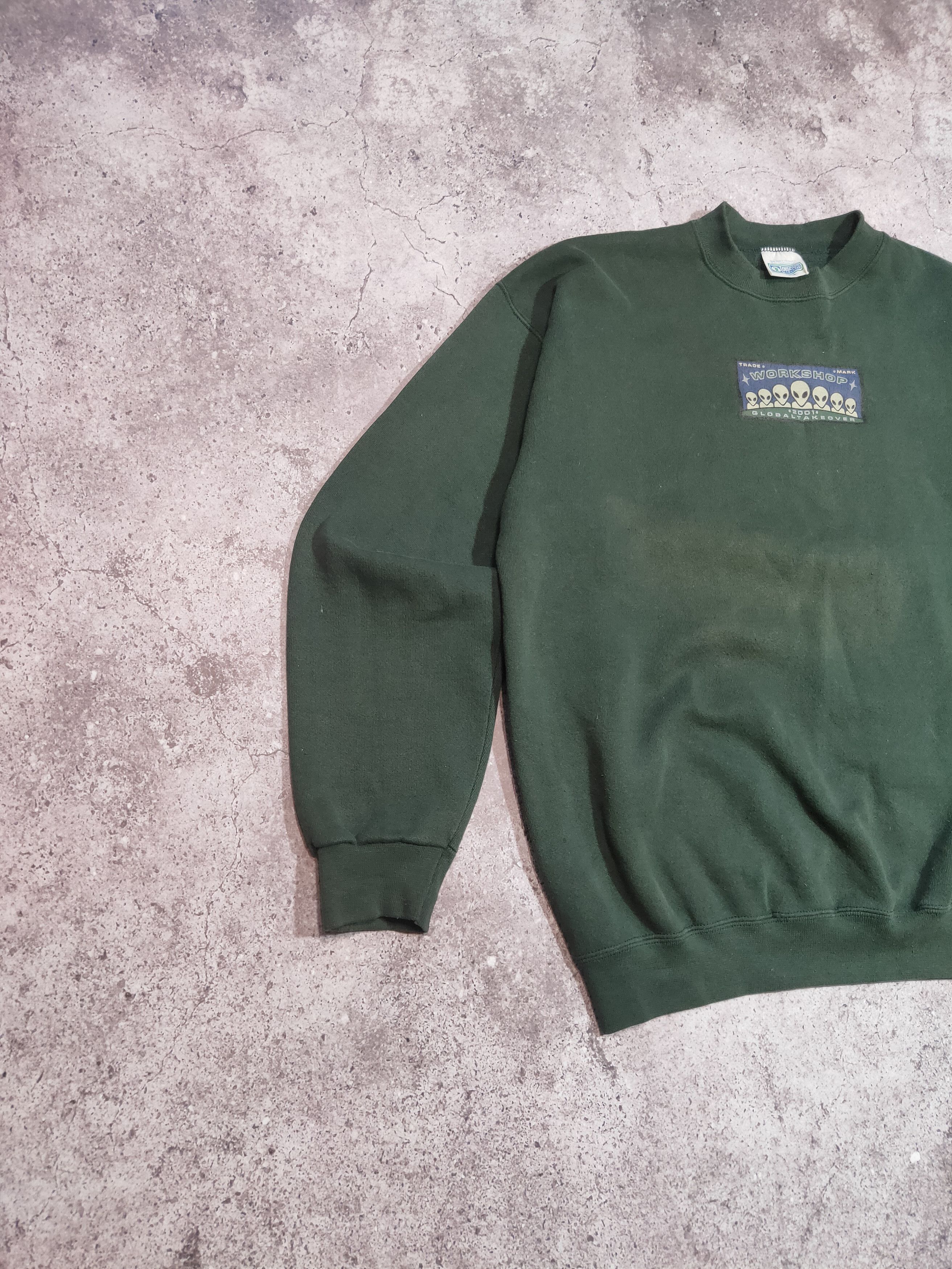 Alien Workshop × Hook-Ups × Vintage Vintage Alien Workshop Rare Sweatshirt Discus 2001 Size US L / EU 52-54 / 3 - 3 Thumbnail
