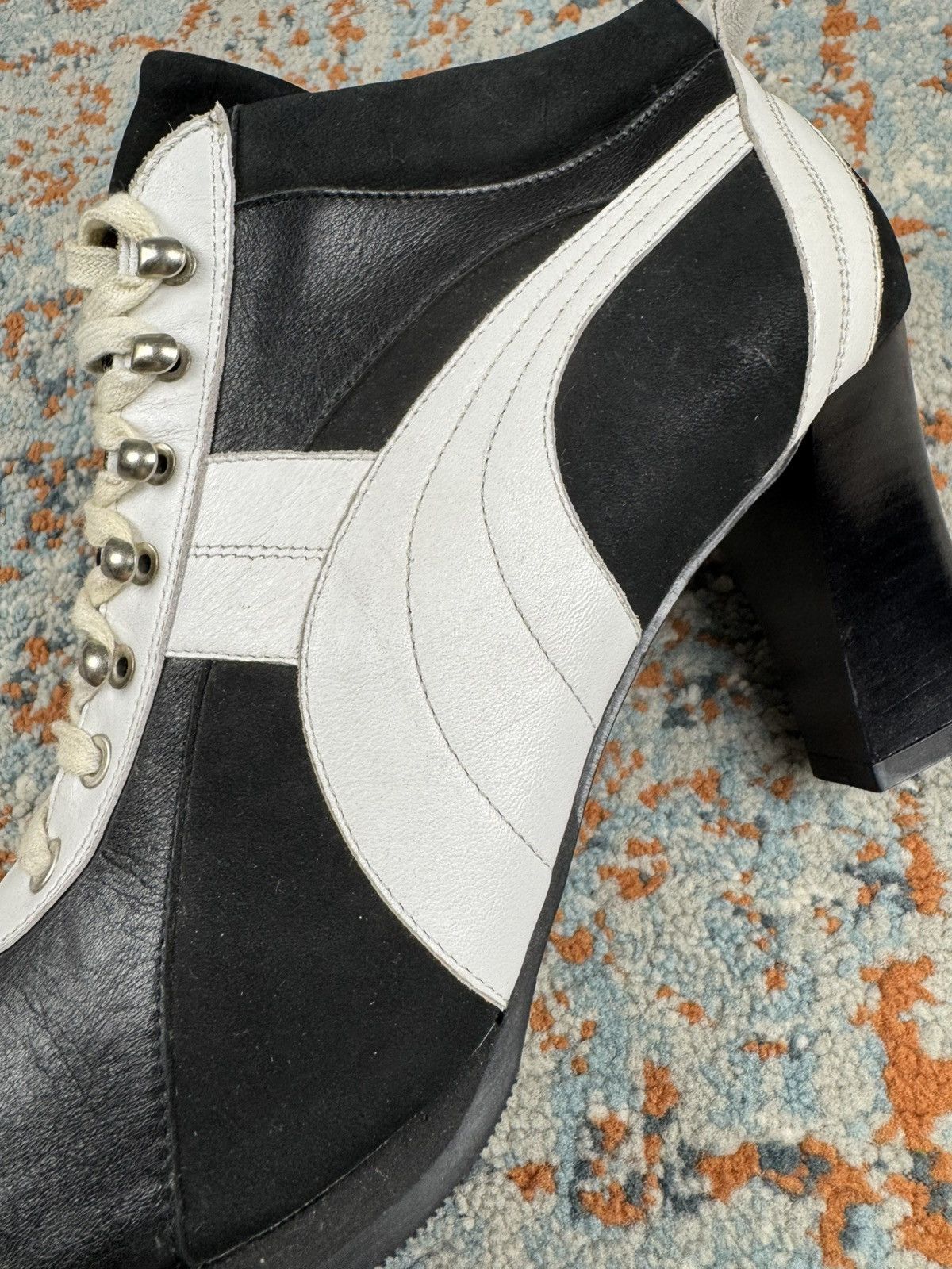 Puma 💥 GRAIL Rare vintage 90s Puma ankle boots heels avant garde Size US 9 / IT 39 - 10 Thumbnail