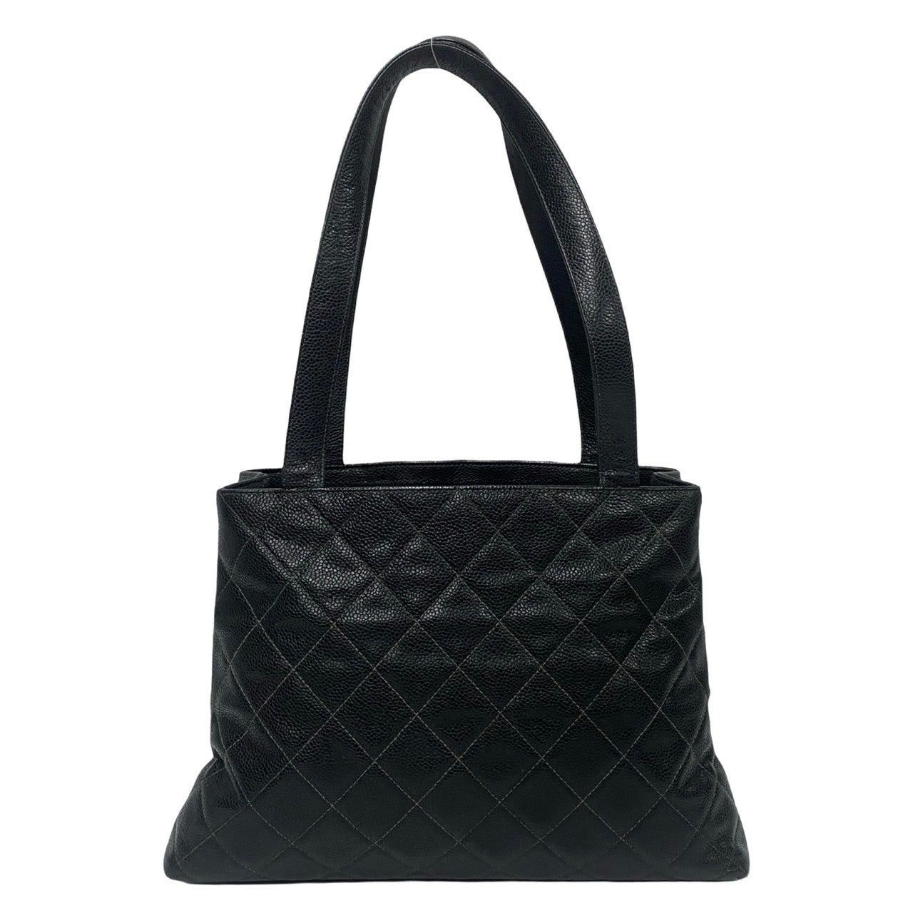 Chanel Chanel Tote Bag Black Leather Size ONE SIZE - 1 Thumbnail