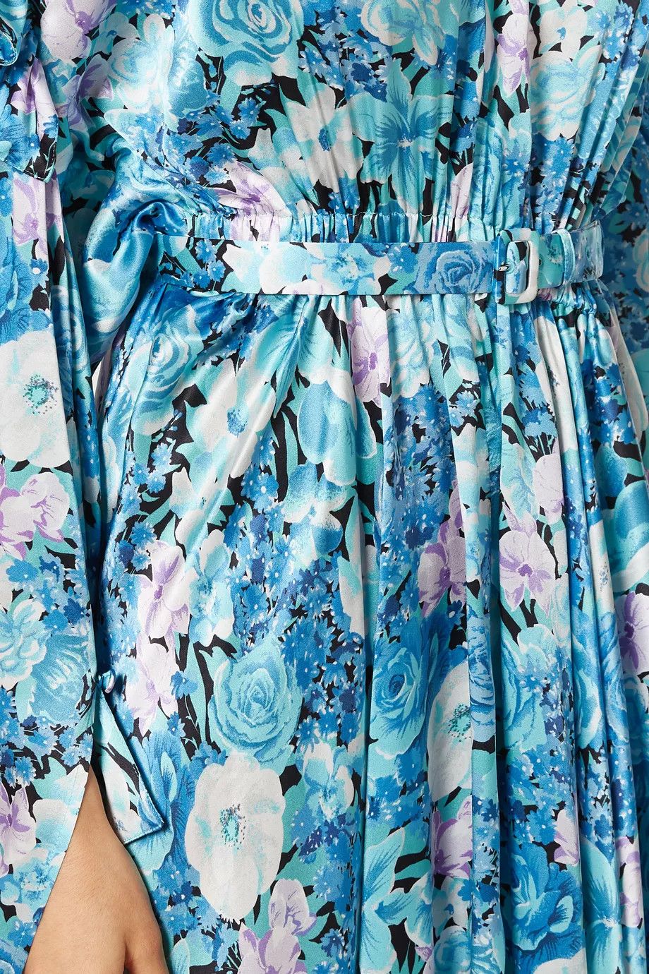Balenciaga o1y0625 Midi Dress in Multicolor Size S / US 4 / IT 40 - 4 Thumbnail