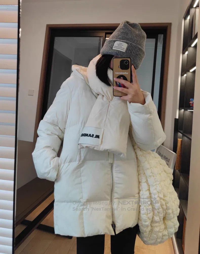 Jil Sander Jil Sander size 32 Classic White Down Jacket for Women Size S / US 4 / IT 40 - 9 Thumbnail