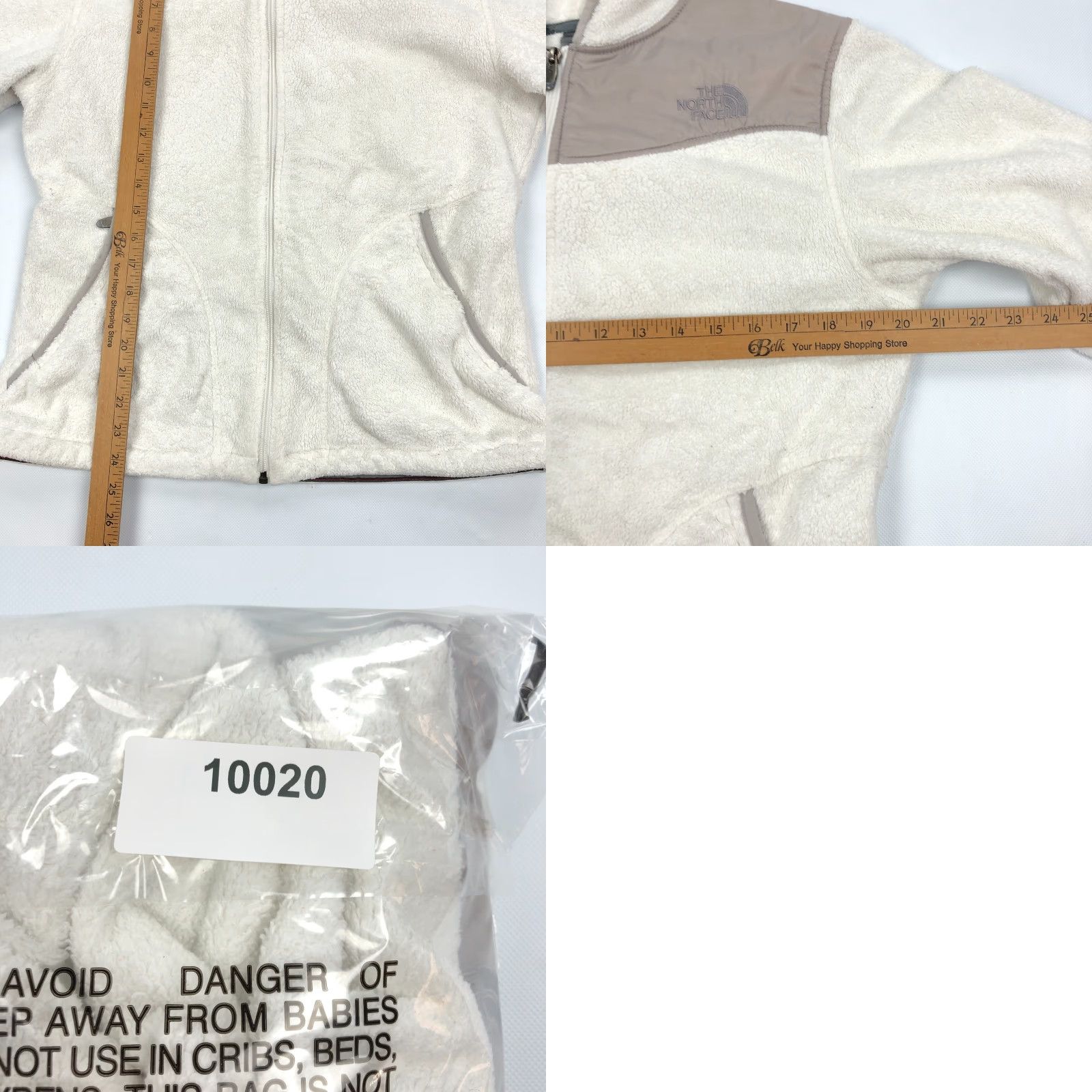 The North Face VINTAGE The North Face Fleece Jacket Womens L White Hooded Oso TNF Size L / US 10 / IT 46 - 8 Thumbnail