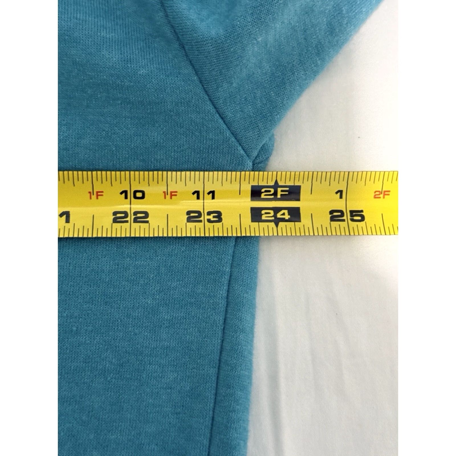 Free People FREE PEOPLE Movement Untamed Teal Hoodie Sweatshirt - Pullover Long Sleeve Hooded - M - Women - Solid Fleece Cotton Blend - All Seasons - Boho 70s Size M / US 6-8 / IT 42-44 - 6 Thumbnail