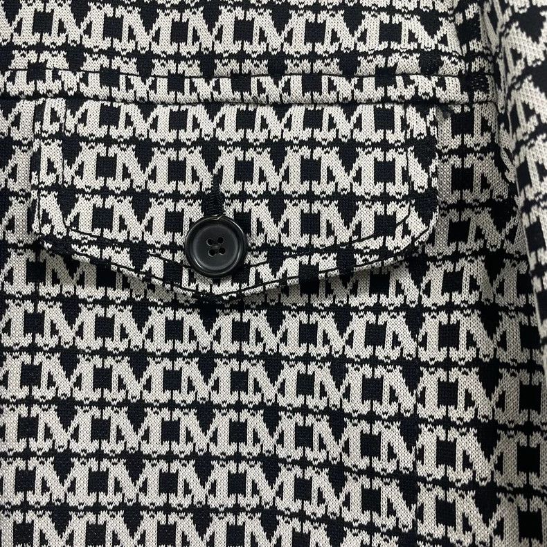 Max Mara Max Mara Full-print single-breasted hoodless jacket Size L / US 10 / IT 46 - 4 Thumbnail