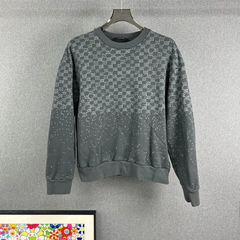 Louis Vuitton Louis Vuitton Gray Men's Sweatshirt L Size 0089 Size US L / EU 52-54 / 3 - 1 Thumbnail