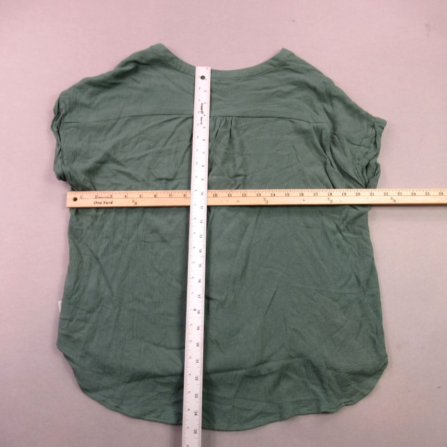 Orvis Orvis Shirt Womens L Short Sleeve Pockets Button Front Casual Green Size L / US 10 / IT 46 - 7 Thumbnail