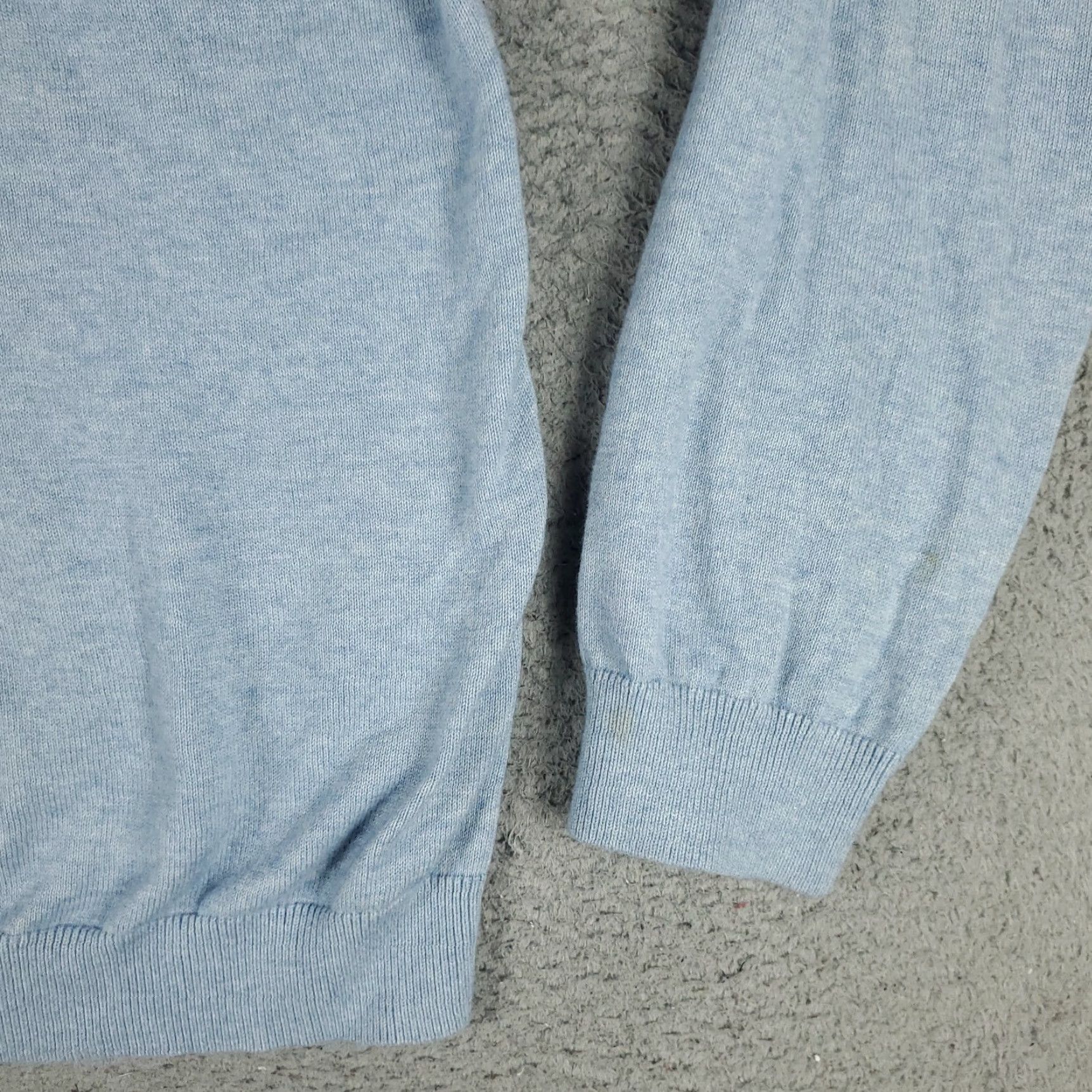 Vineyard Vines VINEYARD VINES Sweater Mens XL Blue 1/4 Zip Pullover Knit Long Sleeve Regular Fit Size US XL / EU 56 / 4 - 4 Thumbnail