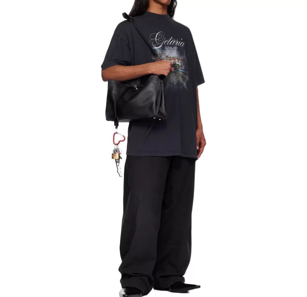 Balenciaga Balenciaga Mid-Waist Loose Straight Cargo M Black S Size US 30 / EU 46 - 6 Thumbnail