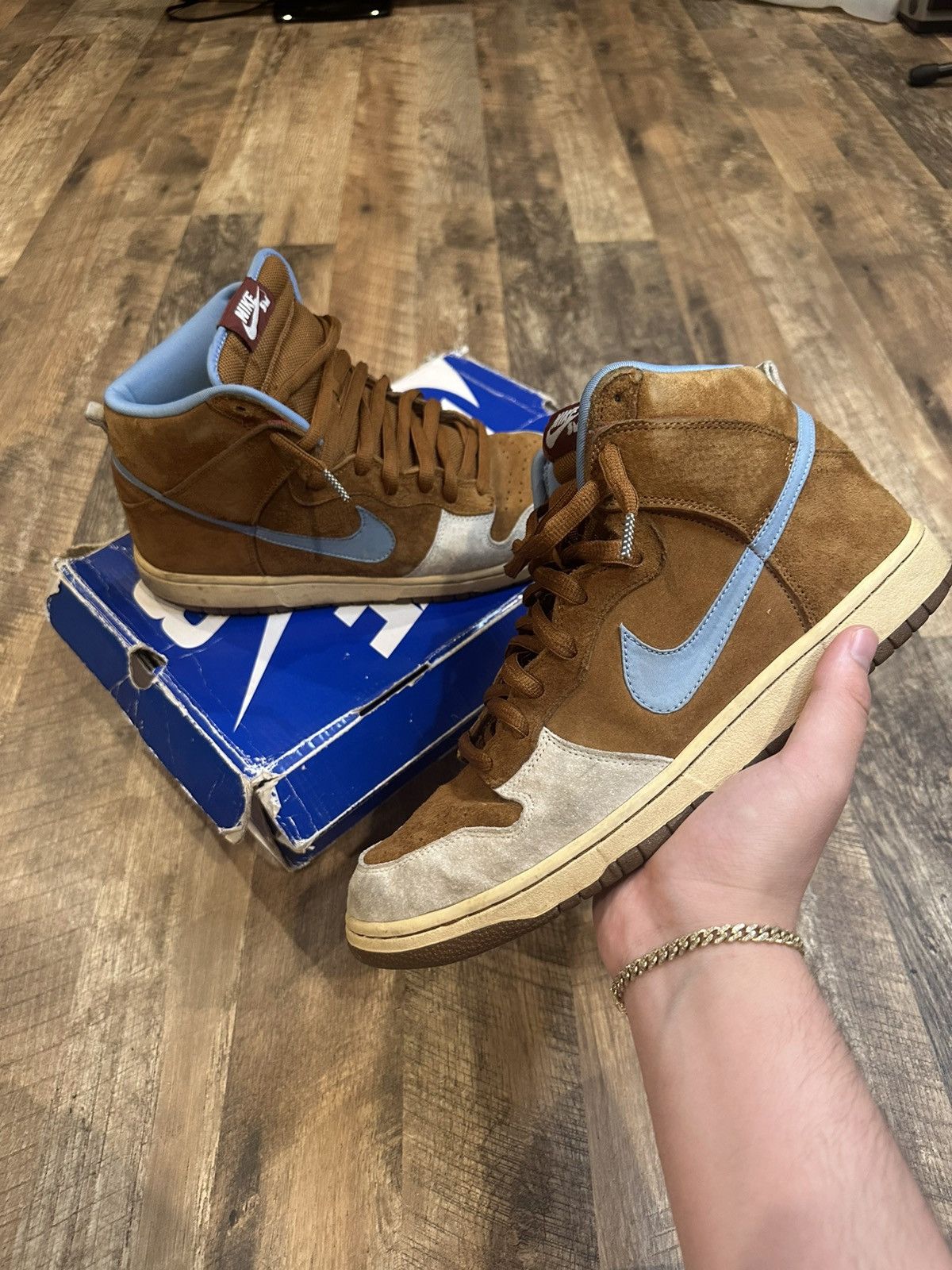 Nike × Vintage Nike Dunk High Premium SB ‘Skate Mental’ 2009 OG Box Size 12 Size US 12 / EU 45 - 1 Thumbnail