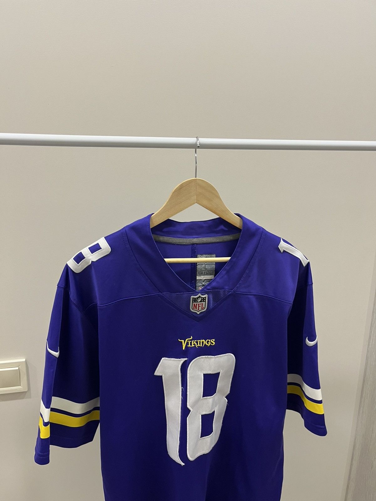 Nike Nike Minnesota Vikings Jefferson #18 Home Shirt NFL Jersey Size US L / EU 52-54 / 3 - 3 Thumbnail