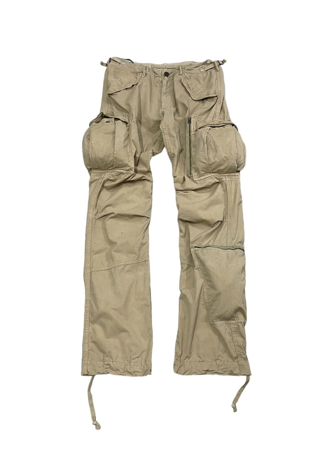 Polo Ralph Lauren Ralph Lauren Military Cargo Pants Talon Zipper Multipockets Size US 36 / EU 52 - 1 Thumbnail