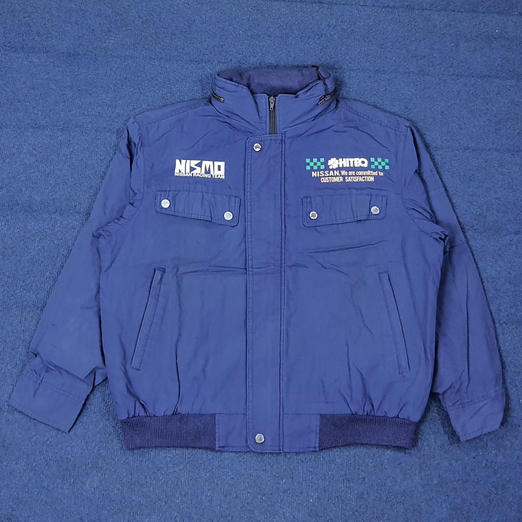 Japanese Brand Vintage NISSAN Motorsports Custom Nismo Logo Jacket C262N22 Size US L / EU 52-54 / 3 - 3 Thumbnail