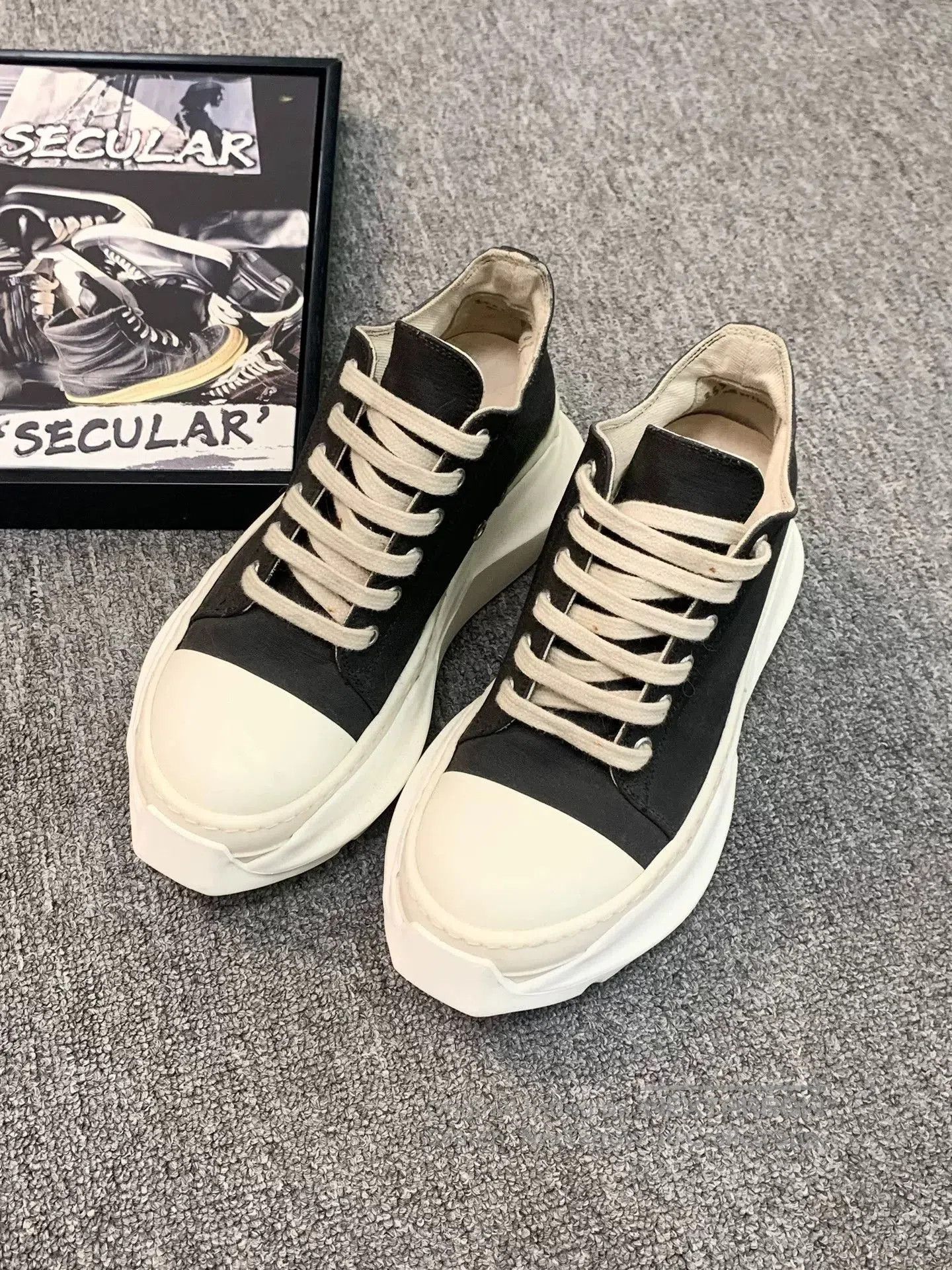 Rick Owens Rick Owens Thick Sole Low. Size US 5 / IT 35 - 2 Thumbnail