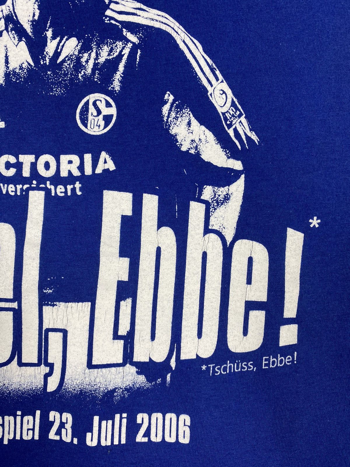 Vintage Vintage FC Schalke Victoria Ebbe Sand Abschiedsspiel 2006 Size US XXL / EU 58 / 5 - 9 Thumbnail