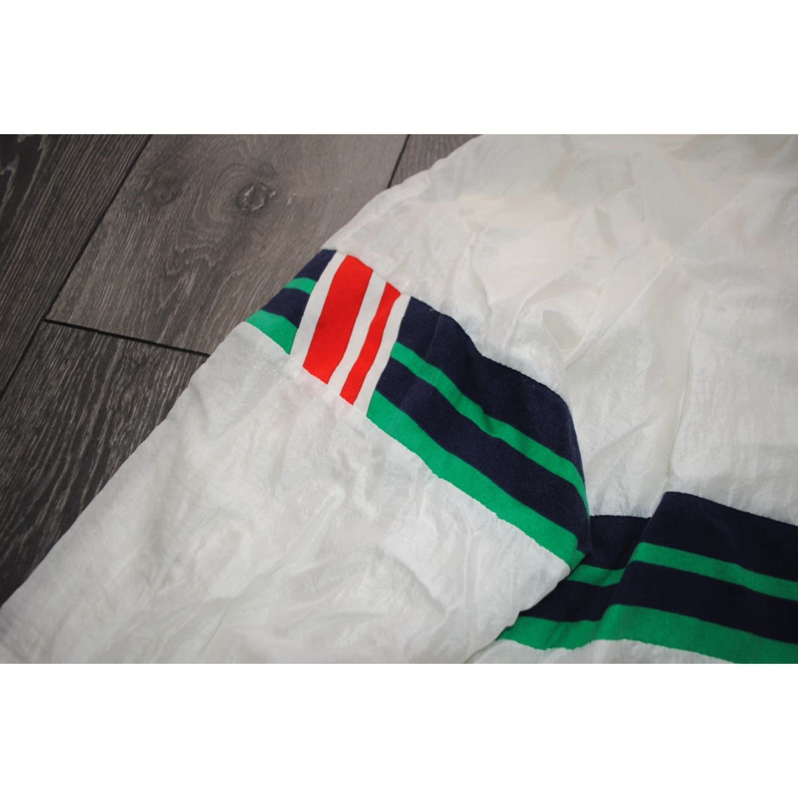 Sergio Tacchini Sergio Tacchini 80's Vintage Willander Tennis Tracksuit Top Jacket Size 50 Retro Jacket Men XL White Retro Size 50R - 3 Thumbnail