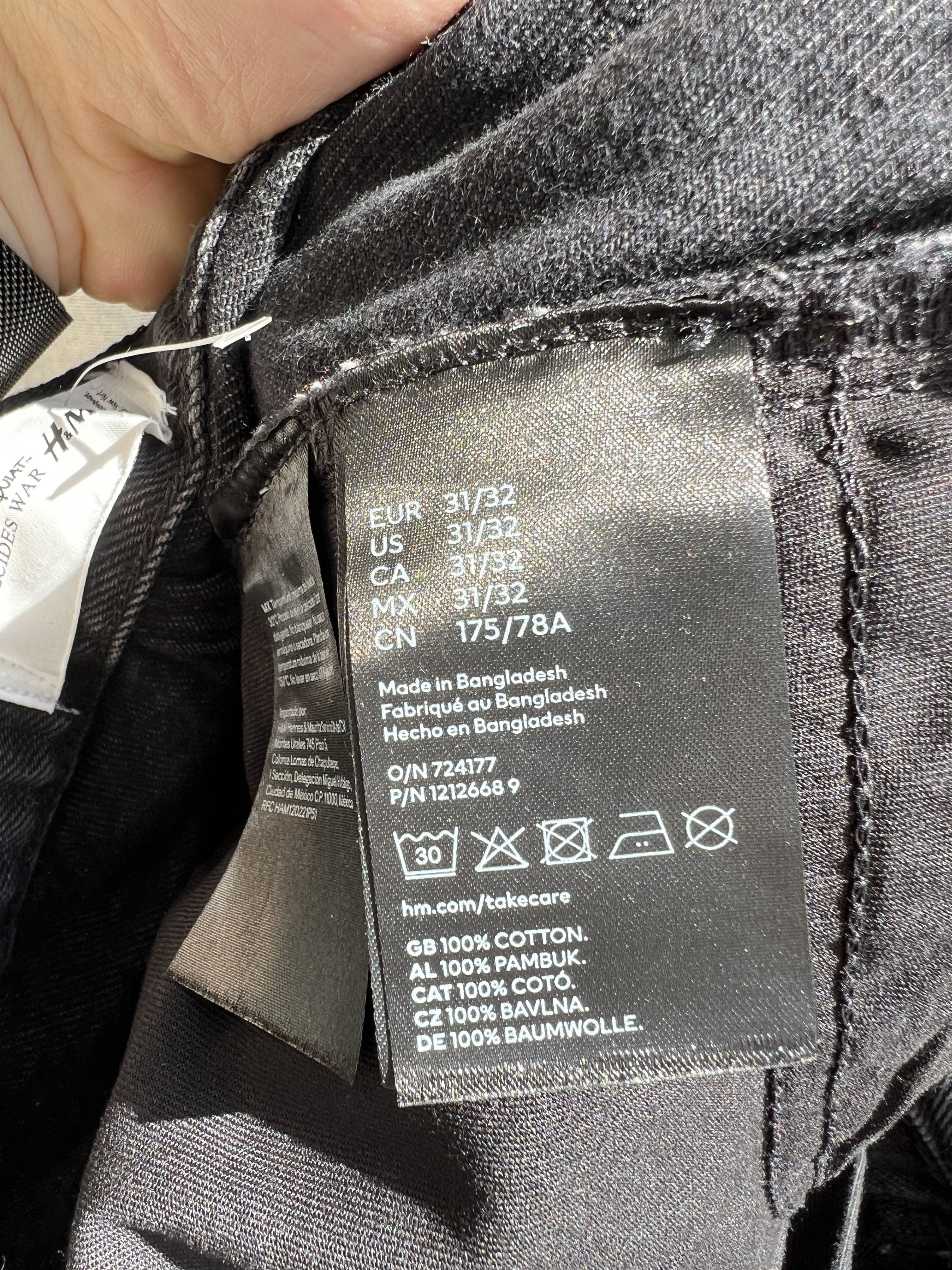 H&M × Jean-Michel Basquiat × Who Decides War H&M Who Decides War Jean-Michel Basquiat Wide Denim Graphic Size US 31 - 6 Thumbnail